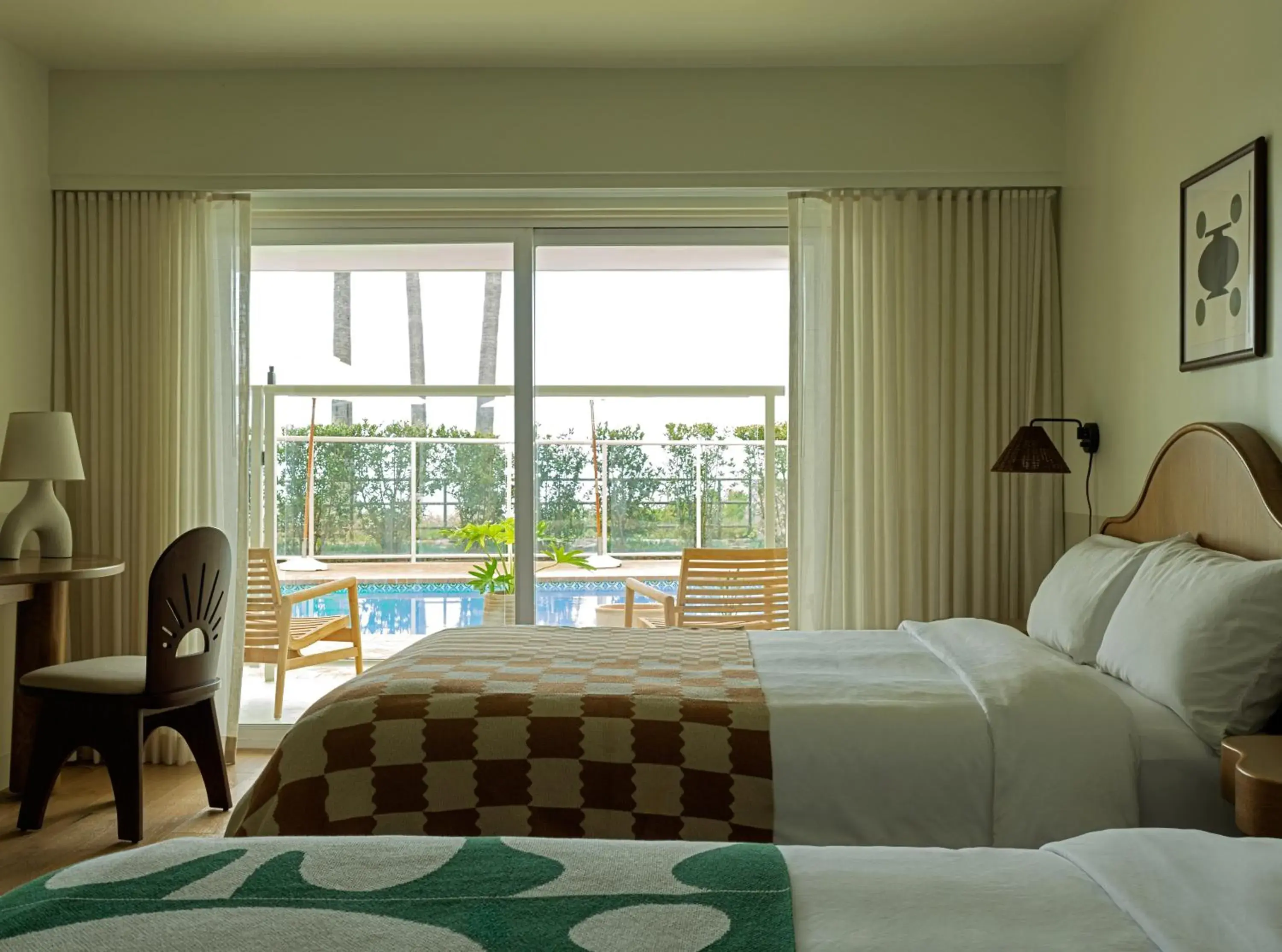 Queen Room with Two Queen Beds - Pool View in Casa Loma Beach Hotel Queen Room with Two Queen Beds - Pool View in Casa Loma Beach Hotel