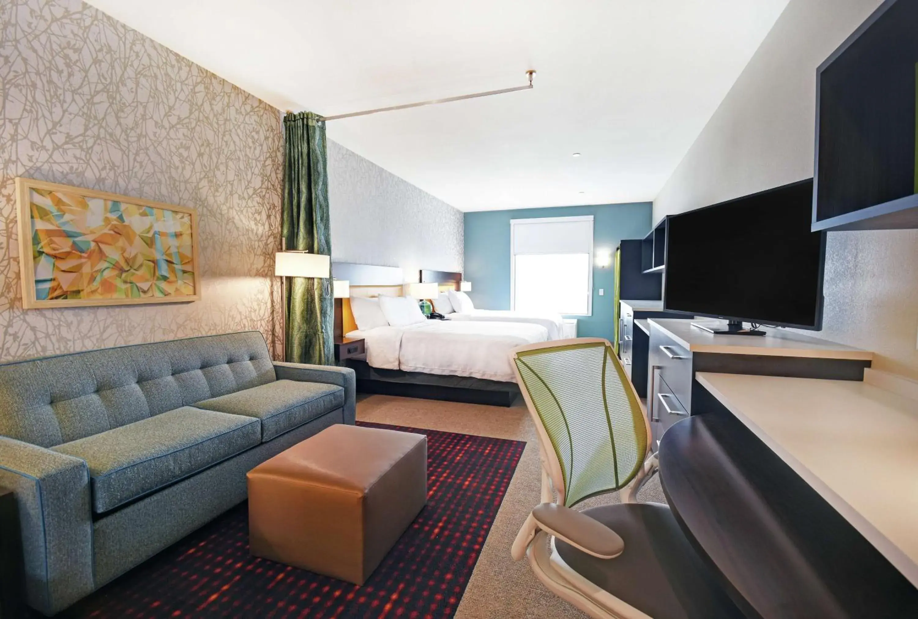 Studio Suite with Two Queen Beds - Hearing Access/Non-Smoking in Home2 Suites By Hilton Beloit Studio Suite with Two Queen Beds - Hearing Access/Non-Smoking in Home2 Suites By Hilton Beloit