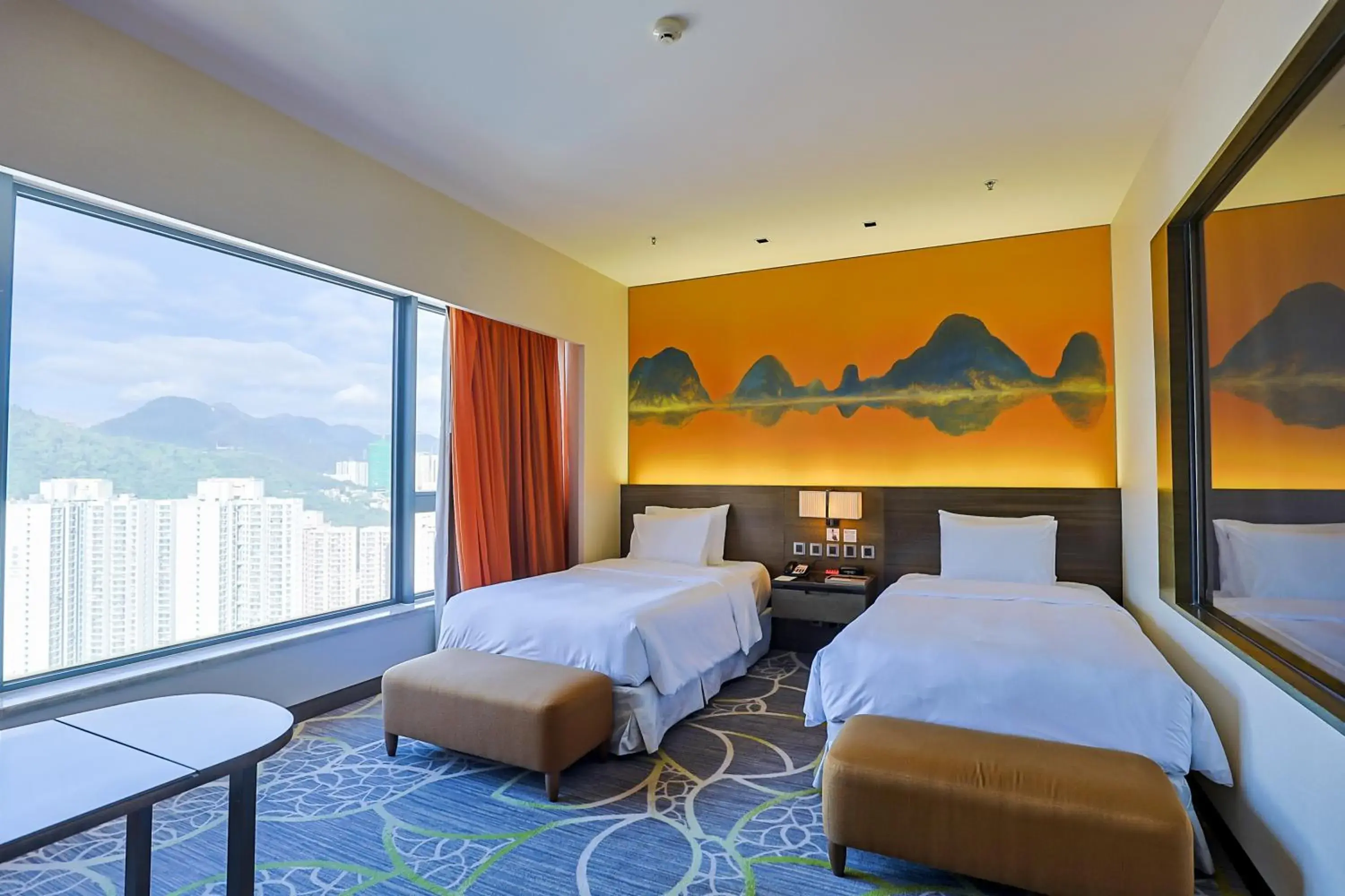 Standard Twin Room with City View in Crowne Plaza Hong Kong Kowloon East by IHG Standard Twin Room with City View in Crowne Plaza Hong Kong Kowloon East by IHG