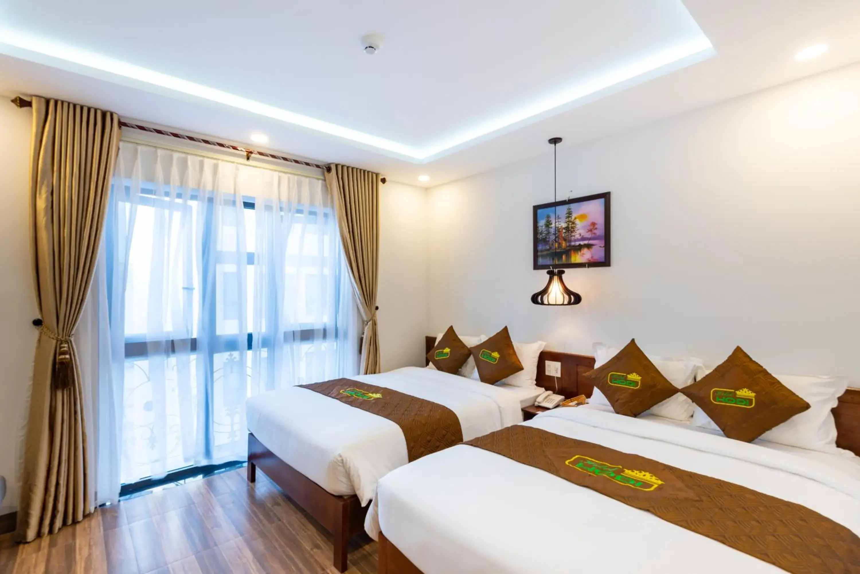 Deluxe Double Room with Two Double Beds in HODI Hotel Deluxe Double Room with Two Double Beds in HODI Hotel