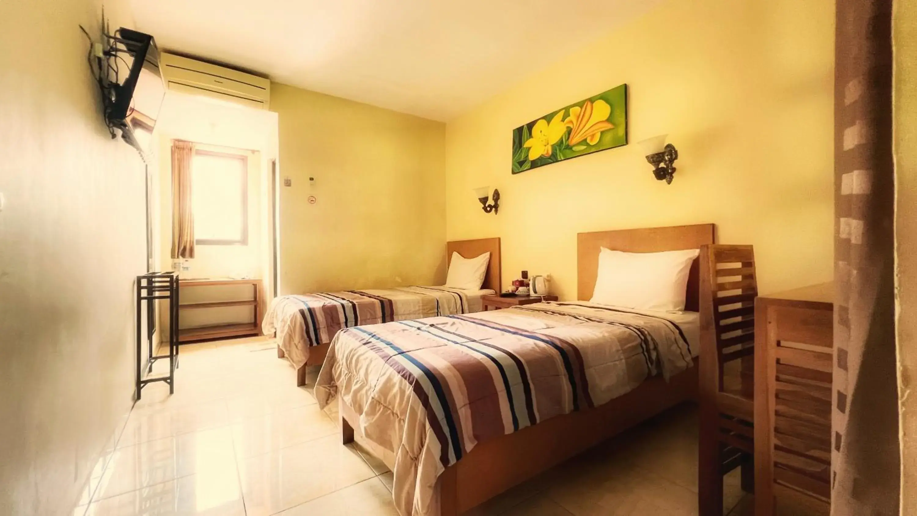 Deluxe Twin Room in Centro Bajo Hotel & Resto Deluxe Twin Room in Centro Bajo Hotel & Resto