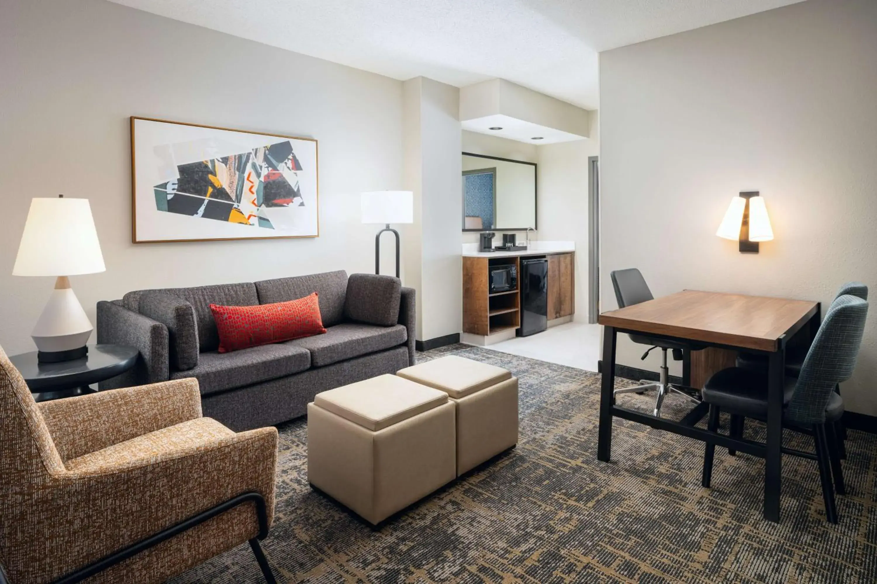 Two-Room Pure Wellness King Room in Embassy Suites Lincoln Two-Room Pure Wellness King Room in Embassy Suites Lincoln