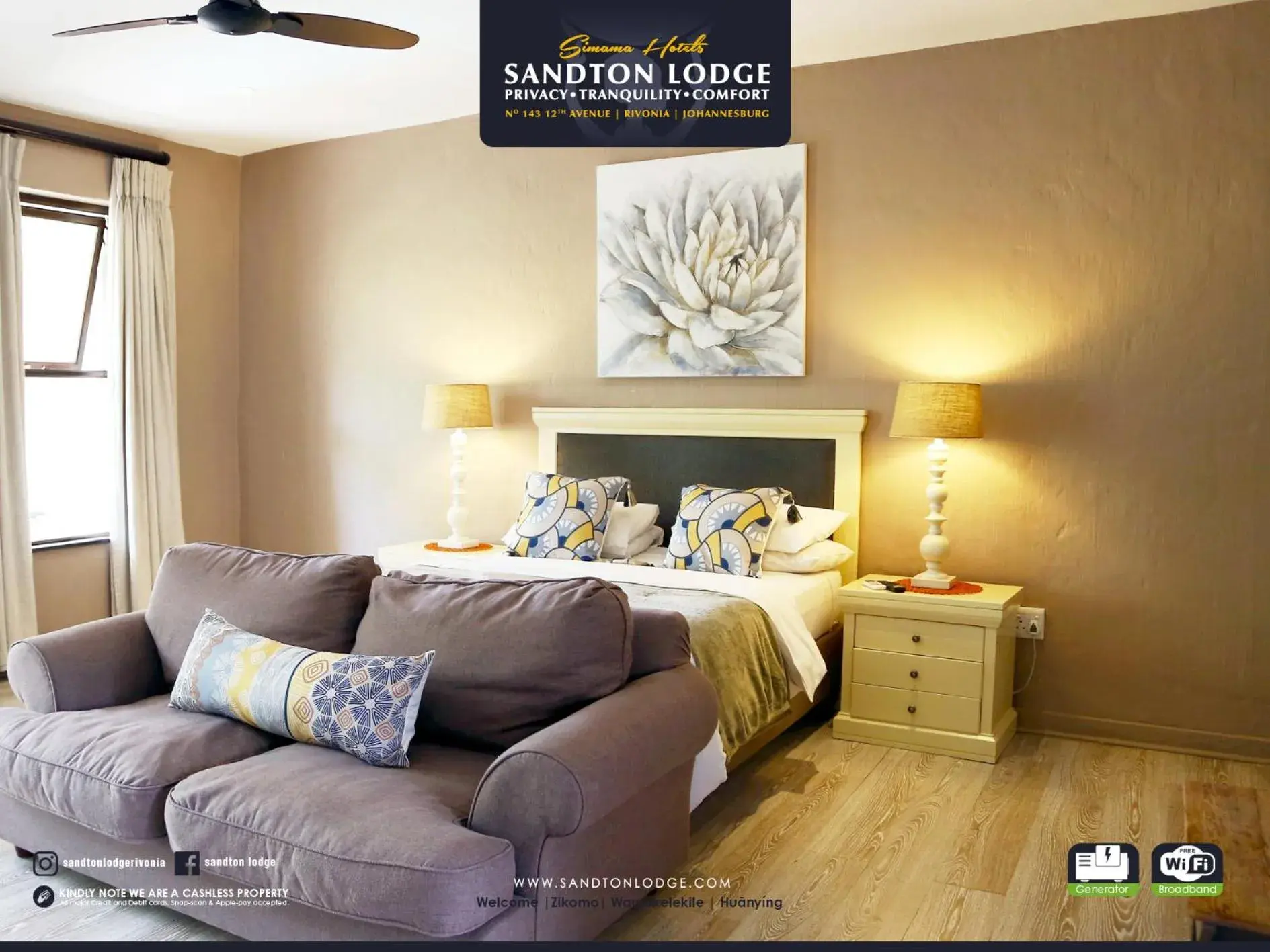 Standard Double Room in Sandton Lodge Rivonia Standard Double Room in Sandton Lodge Rivonia