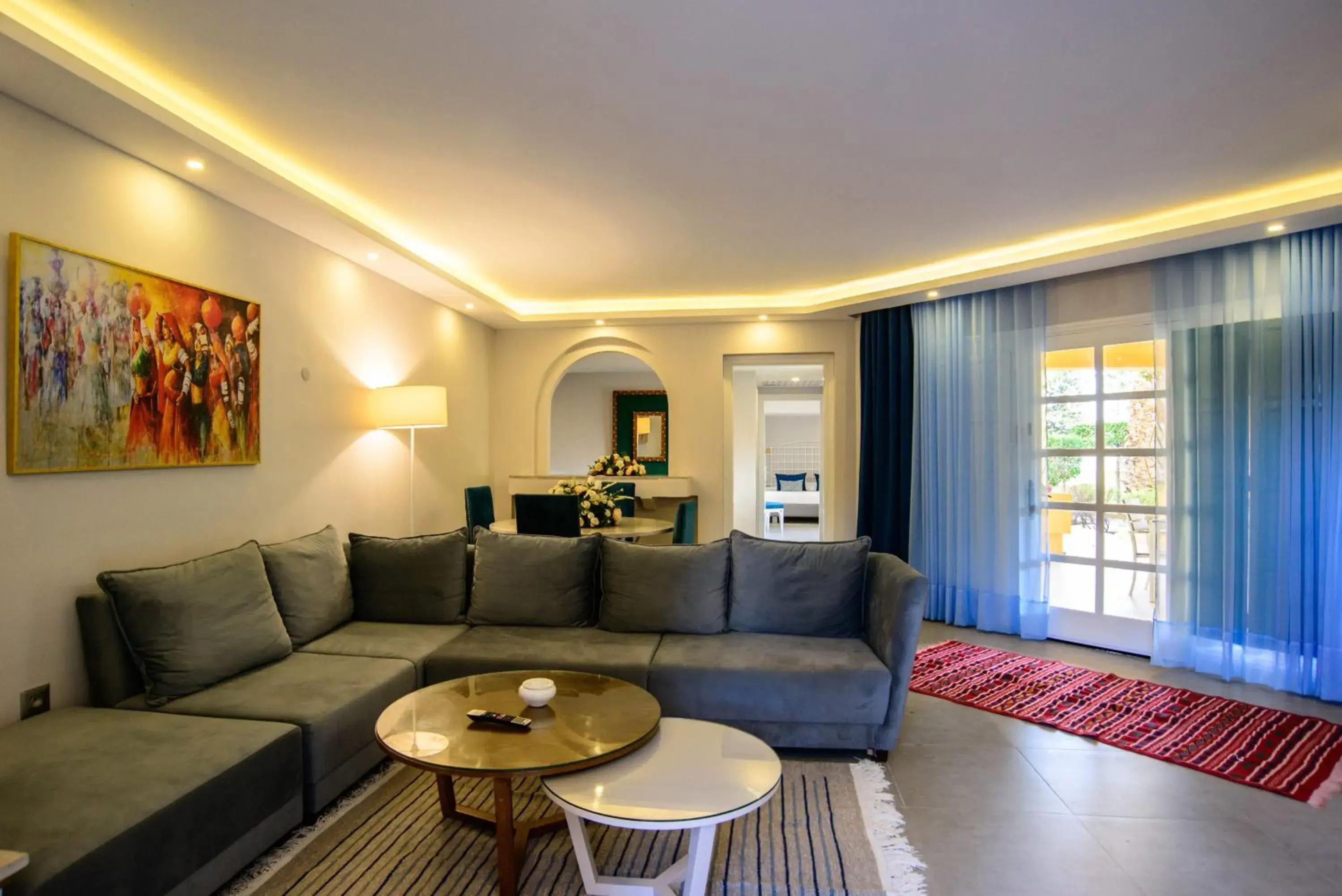 Three-Bedroom Apartment in Suites Hôtel Les Charmilles & Spa Three-Bedroom Apartment in Suites Hôtel Les Charmilles & Spa