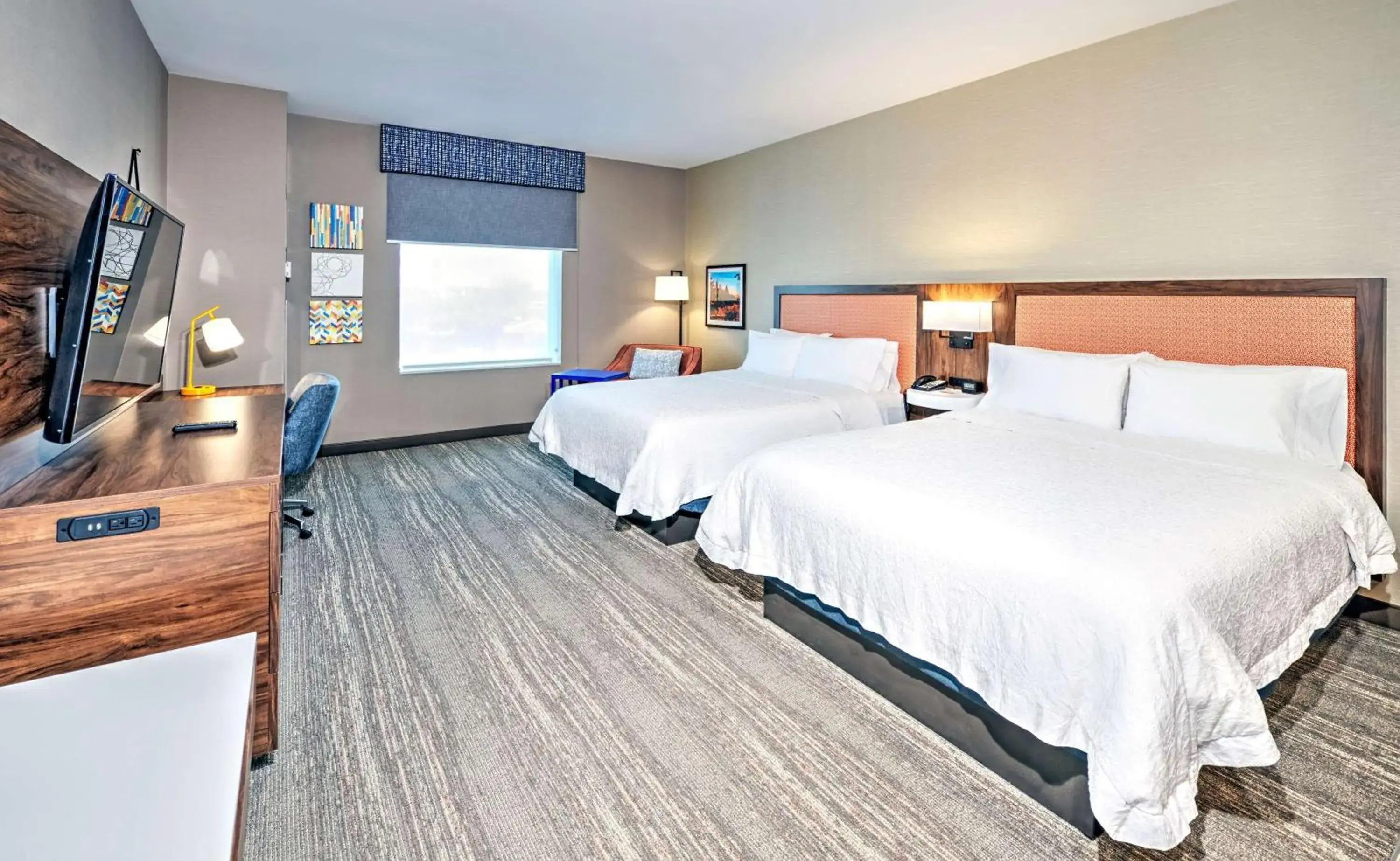 Room with Two Queen Beds - Non-Smoking in Hampton by Hilton Ottawa Room with Two Queen Beds - Non-Smoking in Hampton by Hilton Ottawa