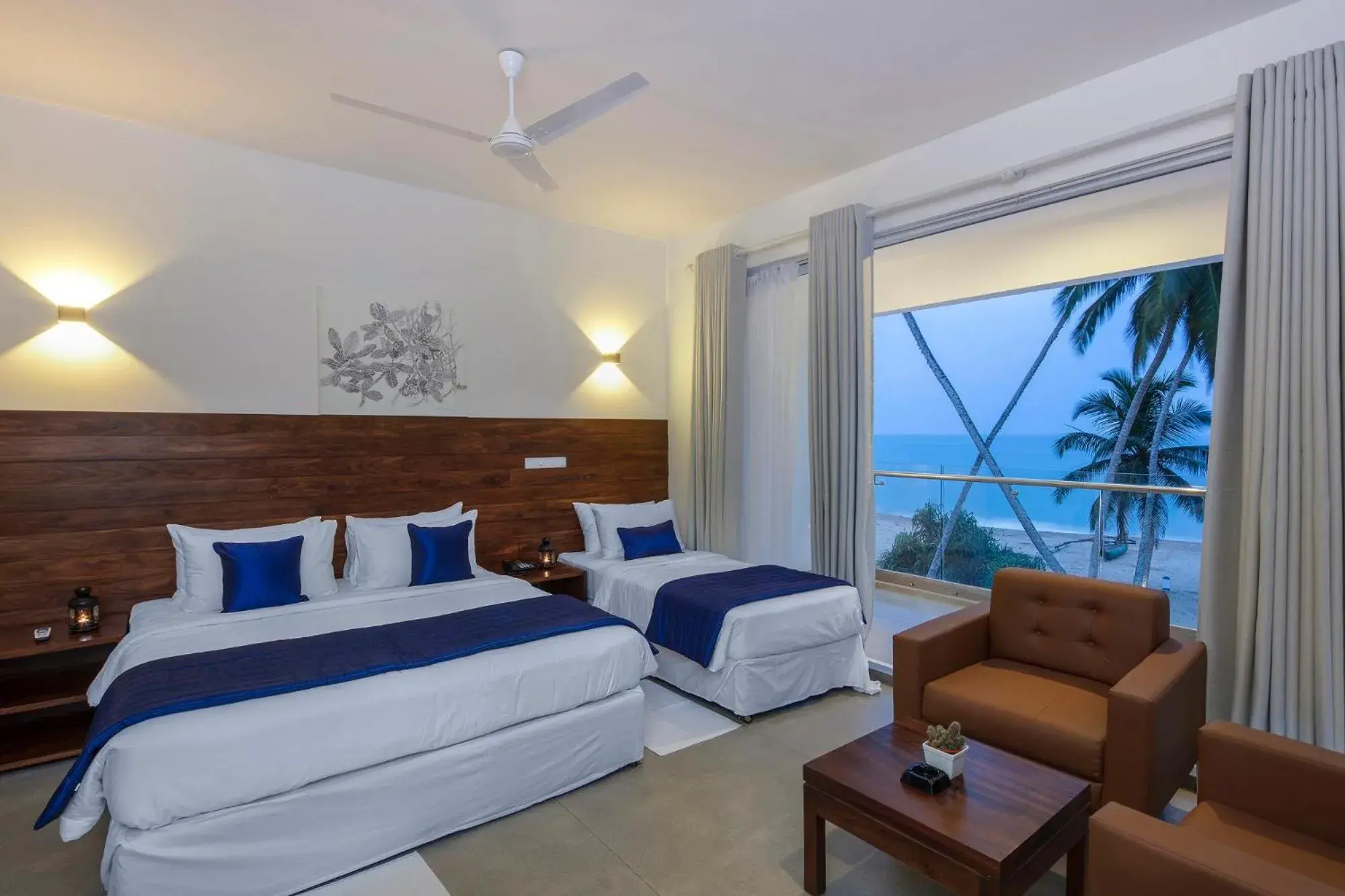 Deluxe Triple Room with Bathtub and Sea View in Serendivi Resort Villa Deluxe Triple Room with Bathtub and Sea View in Serendivi Resort Villa