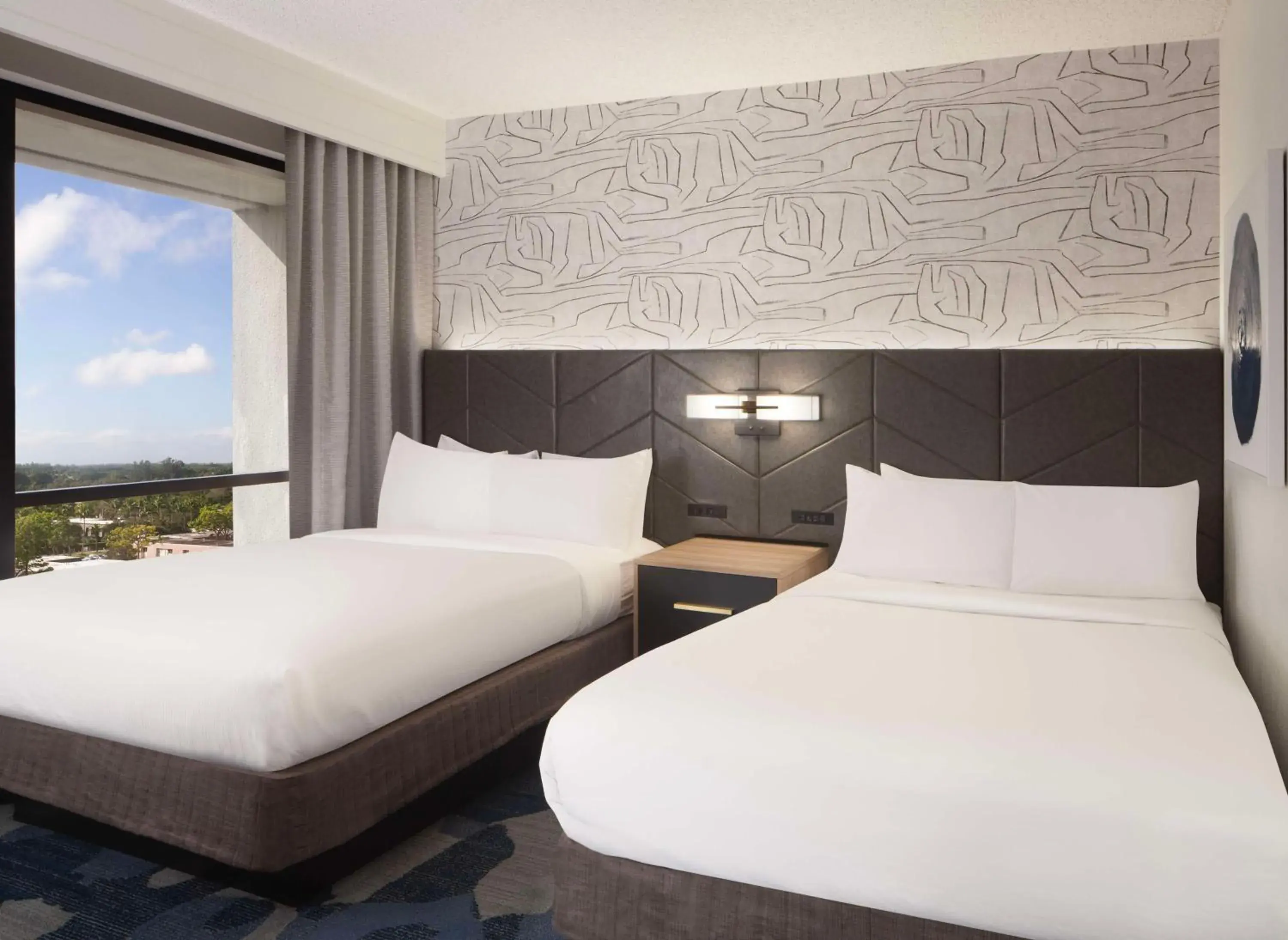 Suite with Two Double Beds and Bath Tub - Mobility Accessible in Embassy Suites by Hilton Palm Beach Gardens PGA Boulevard Suite with Two Double Beds and Bath Tub - Mobility Accessible in Embassy Suites by Hilton Palm Beach Gardens PGA Boulevard