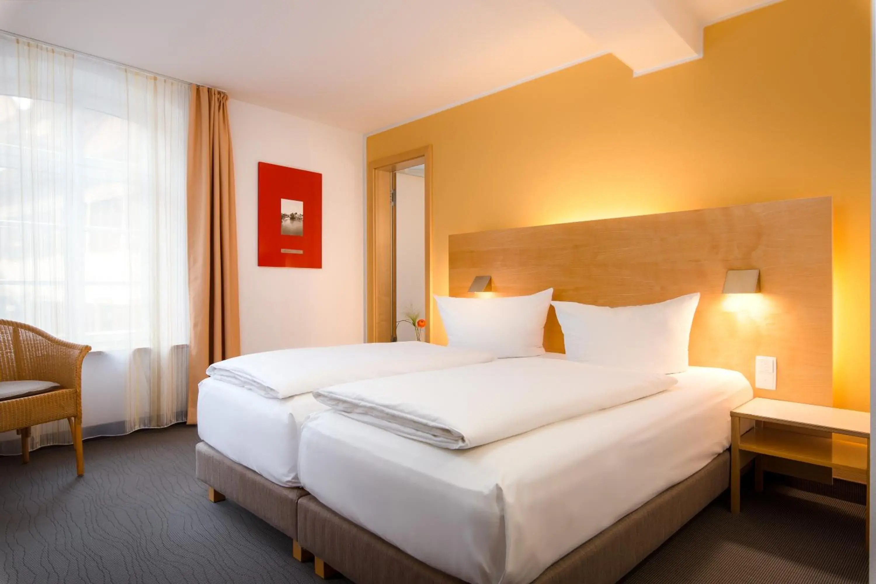 Economy Twin Room - single occupancy in Hotel Nepomuk Economy Twin Room - single occupancy in Hotel Nepomuk