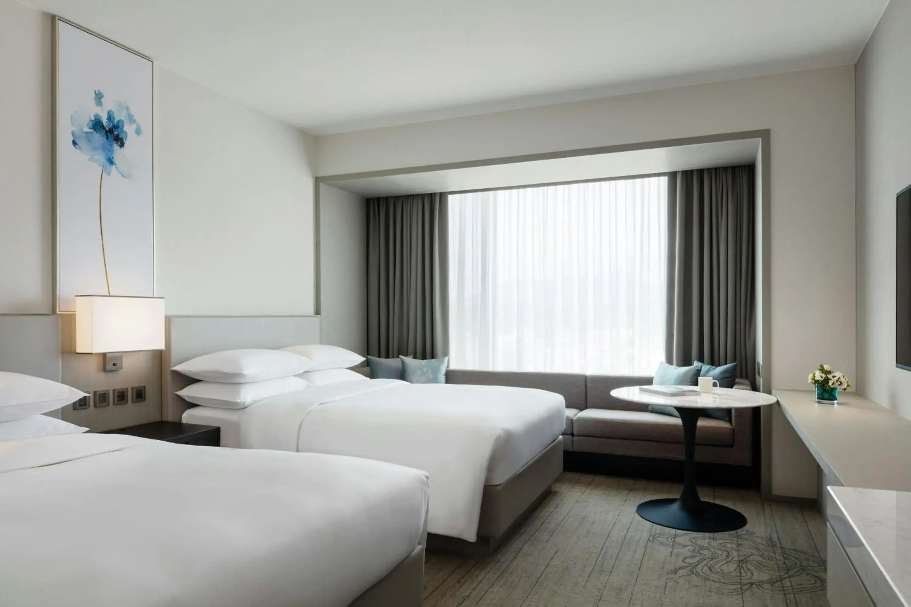 Executive Twin Room in Courtyard by Marriott Taipei Downtown Executive Twin Room in Courtyard by Marriott Taipei Downtown