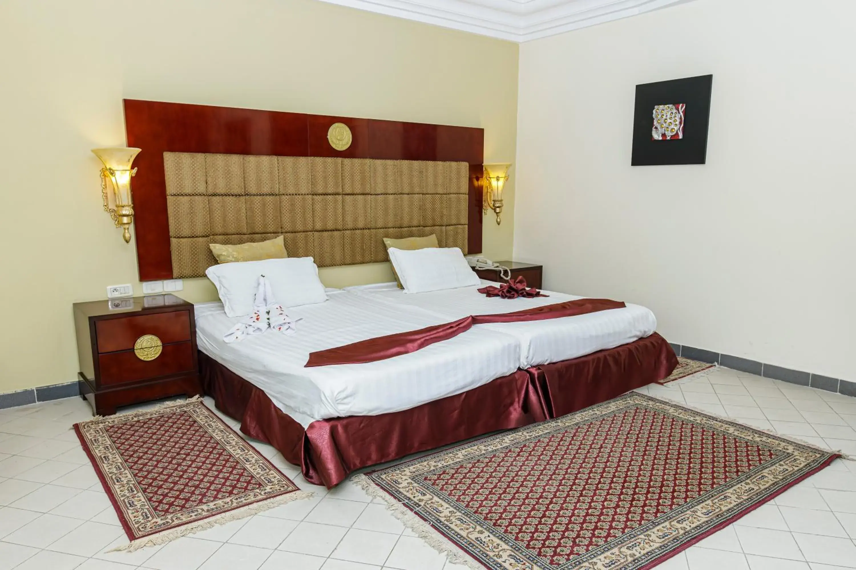 Quadruple Room with Sea View in César Palace Sousse Quadruple Room with Sea View in César Palace Sousse