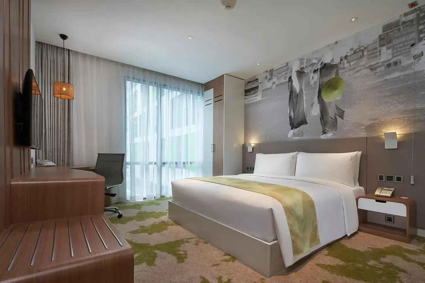 Standard King Room with Pool View - single occupancy in Holiday Inn & Suites Saigon Airport by IHG Standard King Room with Pool View - single occupancy in Holiday Inn & Suites Saigon Airport by IHG