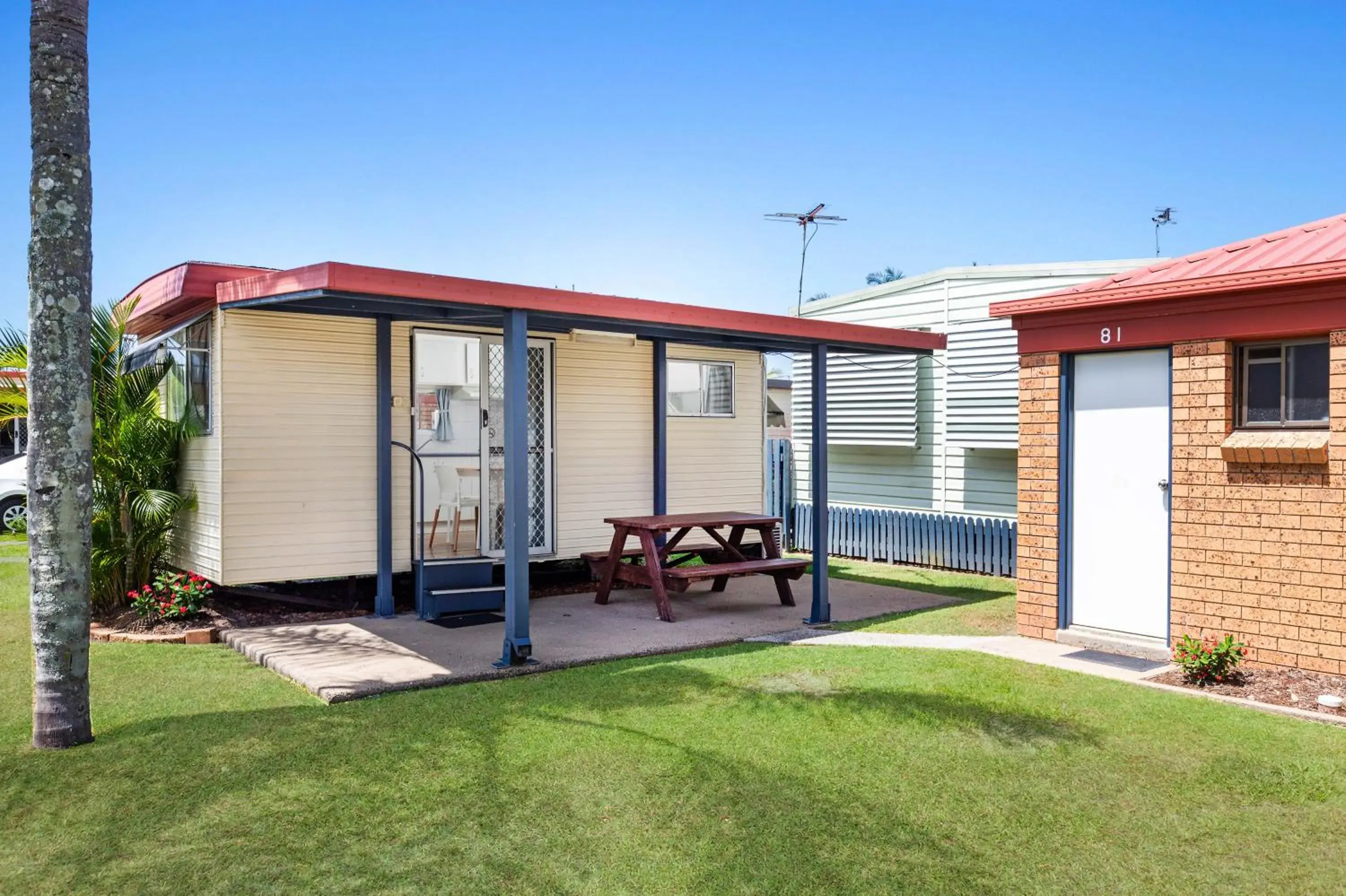 Budget Cabin - External Ensuite in Pyramid Holiday Park Budget Cabin - External Ensuite in Pyramid Holiday Park