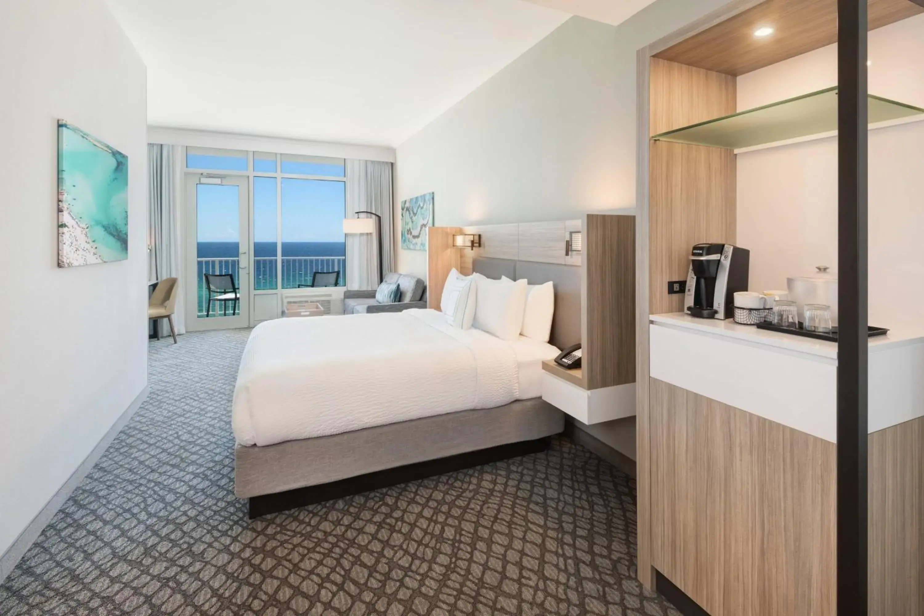 Accessible, Suite, 1 King, Sofa bed, Gulf view, Balcony in SpringHill Suites by Marriott Panama City Beach Beachfront Accessible, Suite, 1 King, Sofa bed, Gulf view, Balcony in SpringHill Suites by Marriott Panama City Beach Beachfront
