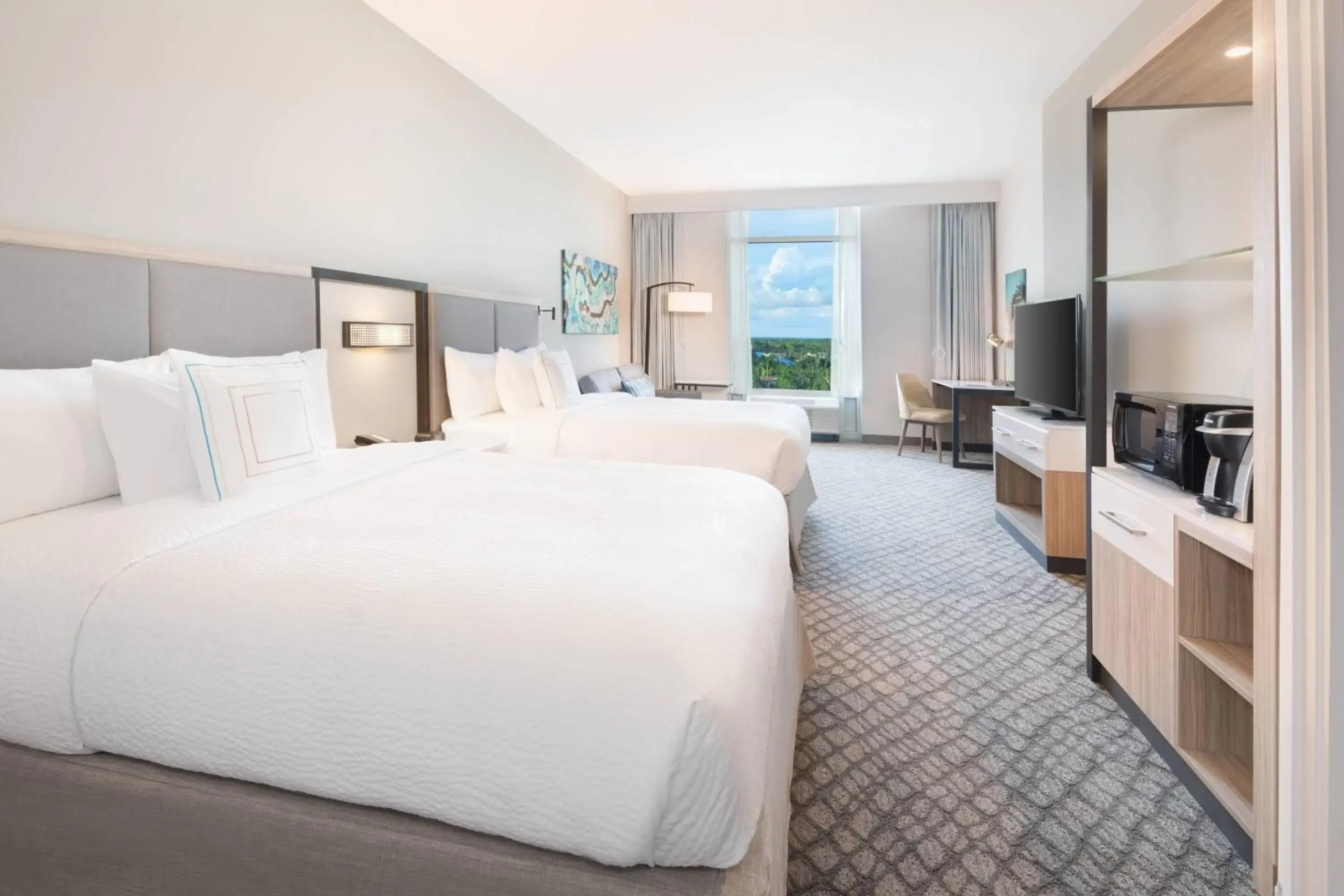 Suite, 2 Queen, Sofa bed, Inland view in SpringHill Suites by Marriott Panama City Beach Beachfront Suite, 2 Queen, Sofa bed, Inland view in SpringHill Suites by Marriott Panama City Beach Beachfront