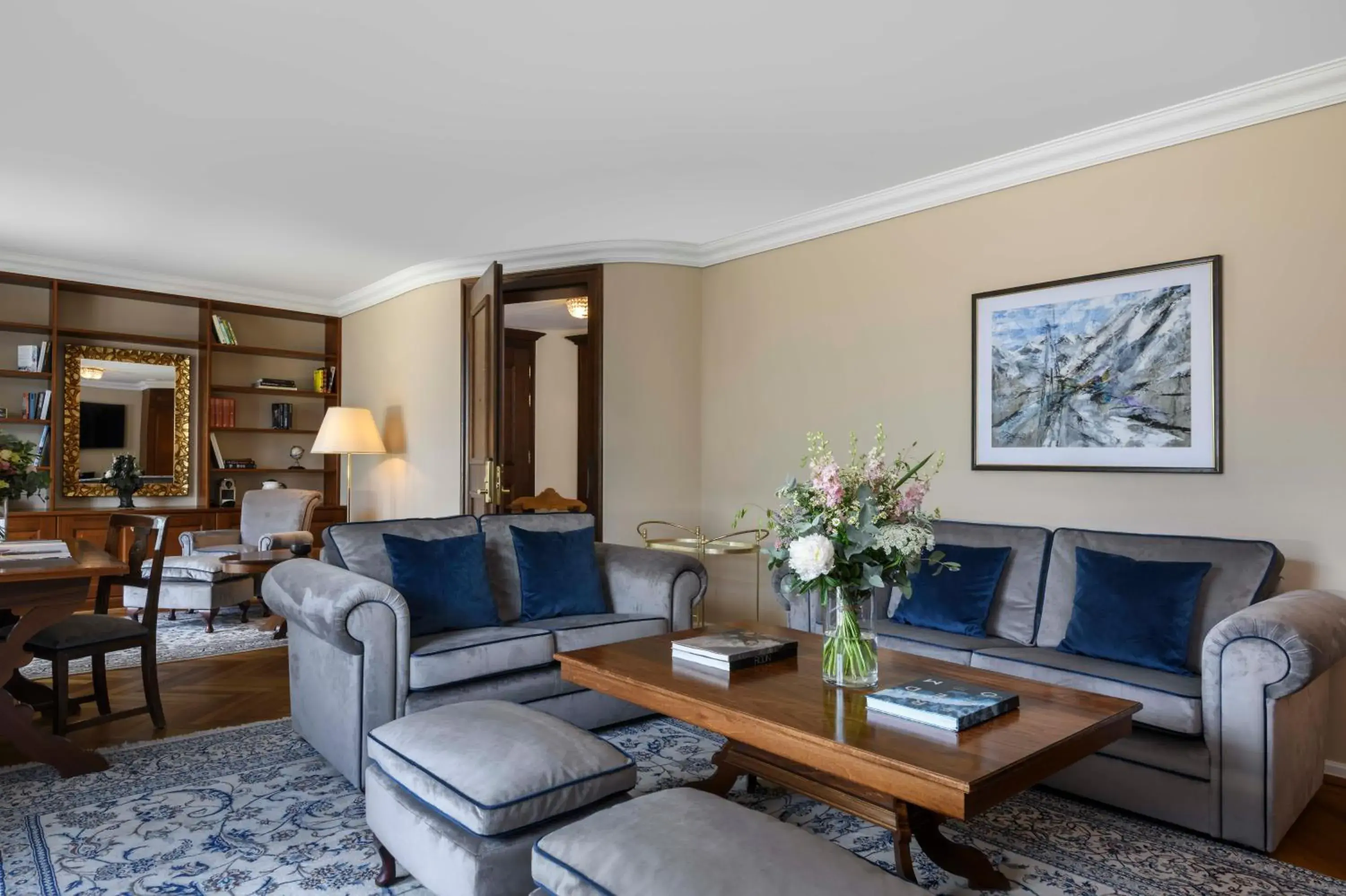 Beau Rivage Suite in Badrutt's Palace Hotel St Moritz Beau Rivage Suite in Badrutt's Palace Hotel St Moritz