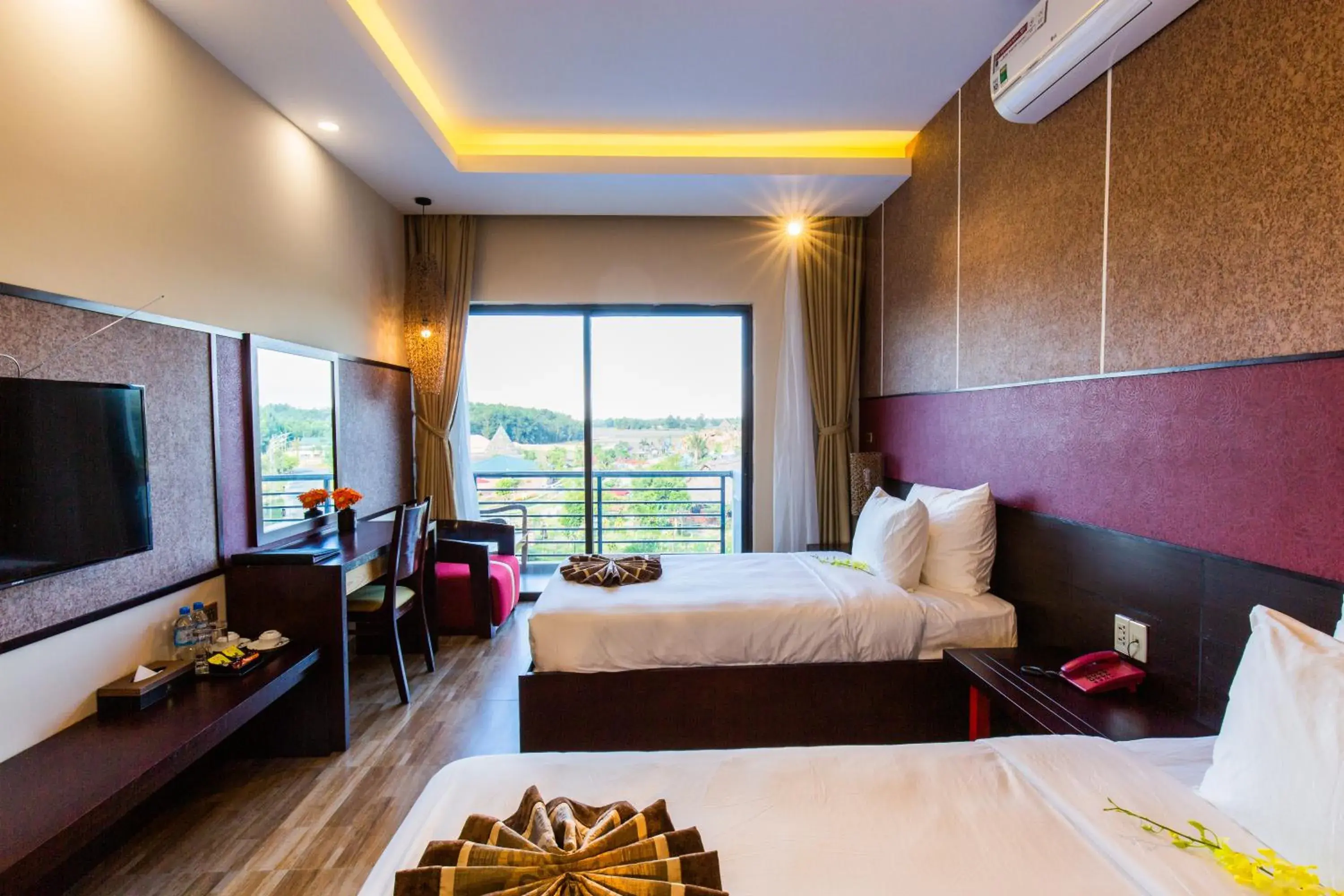 Deluxe Twin Room in Hamya Hotsprings and Resort Deluxe Twin Room in Hamya Hotsprings and Resort