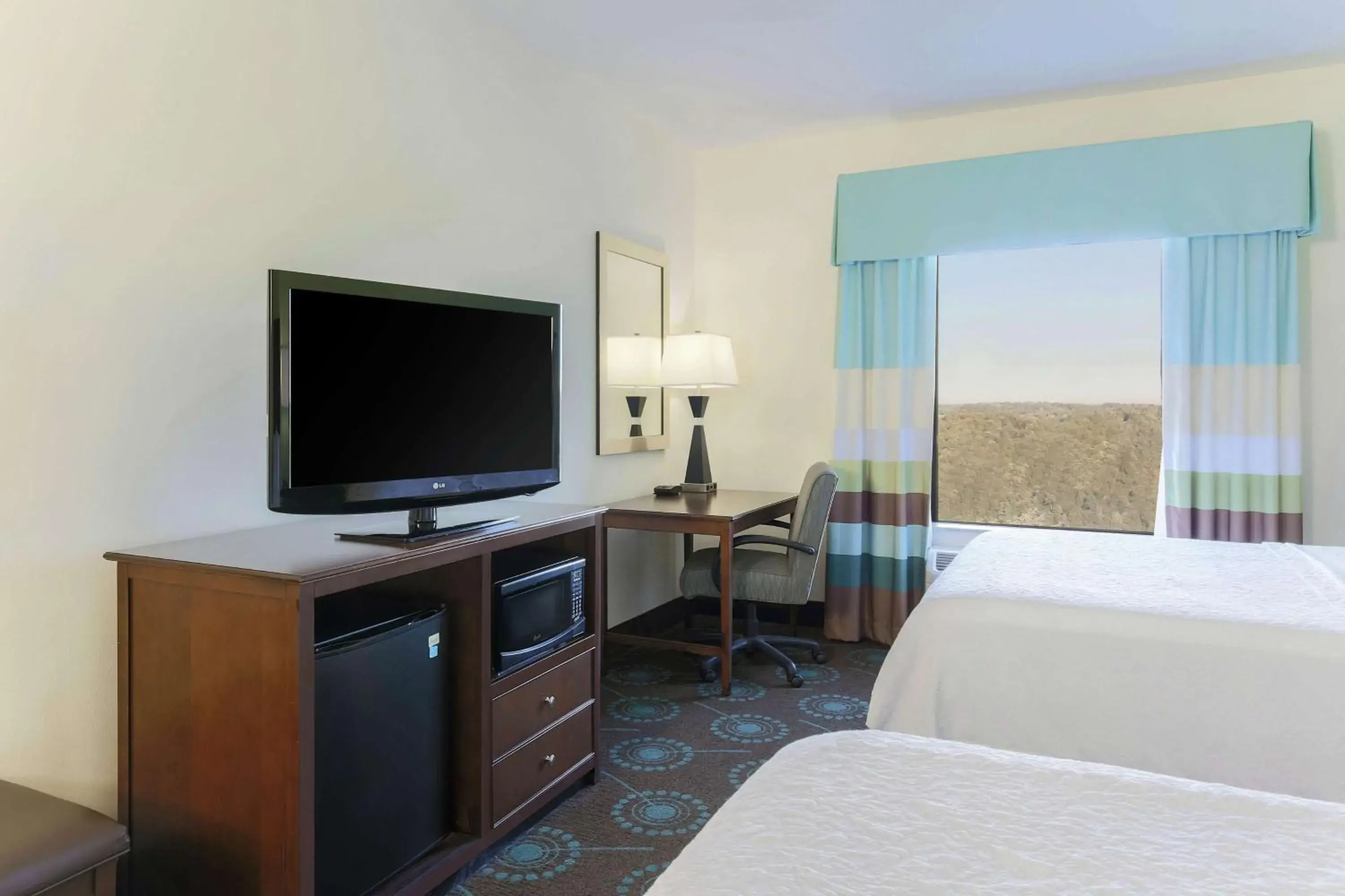 Room with Two Queen Beds - Non-Smoking in Hampton Inn & Suites Wheeling - The Highlands Room with Two Queen Beds - Non-Smoking in Hampton Inn & Suites Wheeling - The Highlands