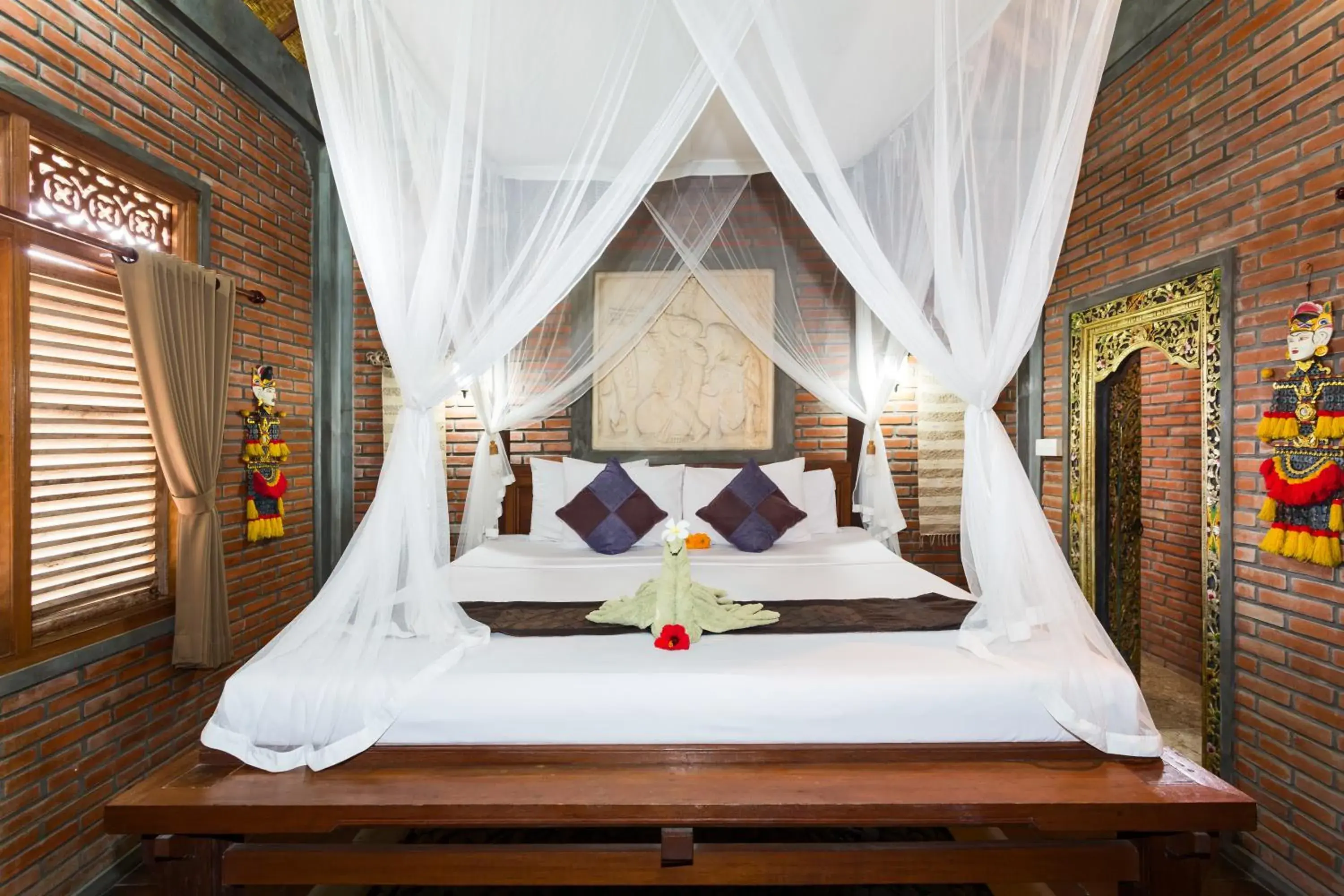 Deluxe King Room in Bali Moon Guest House Deluxe King Room in Bali Moon Guest House