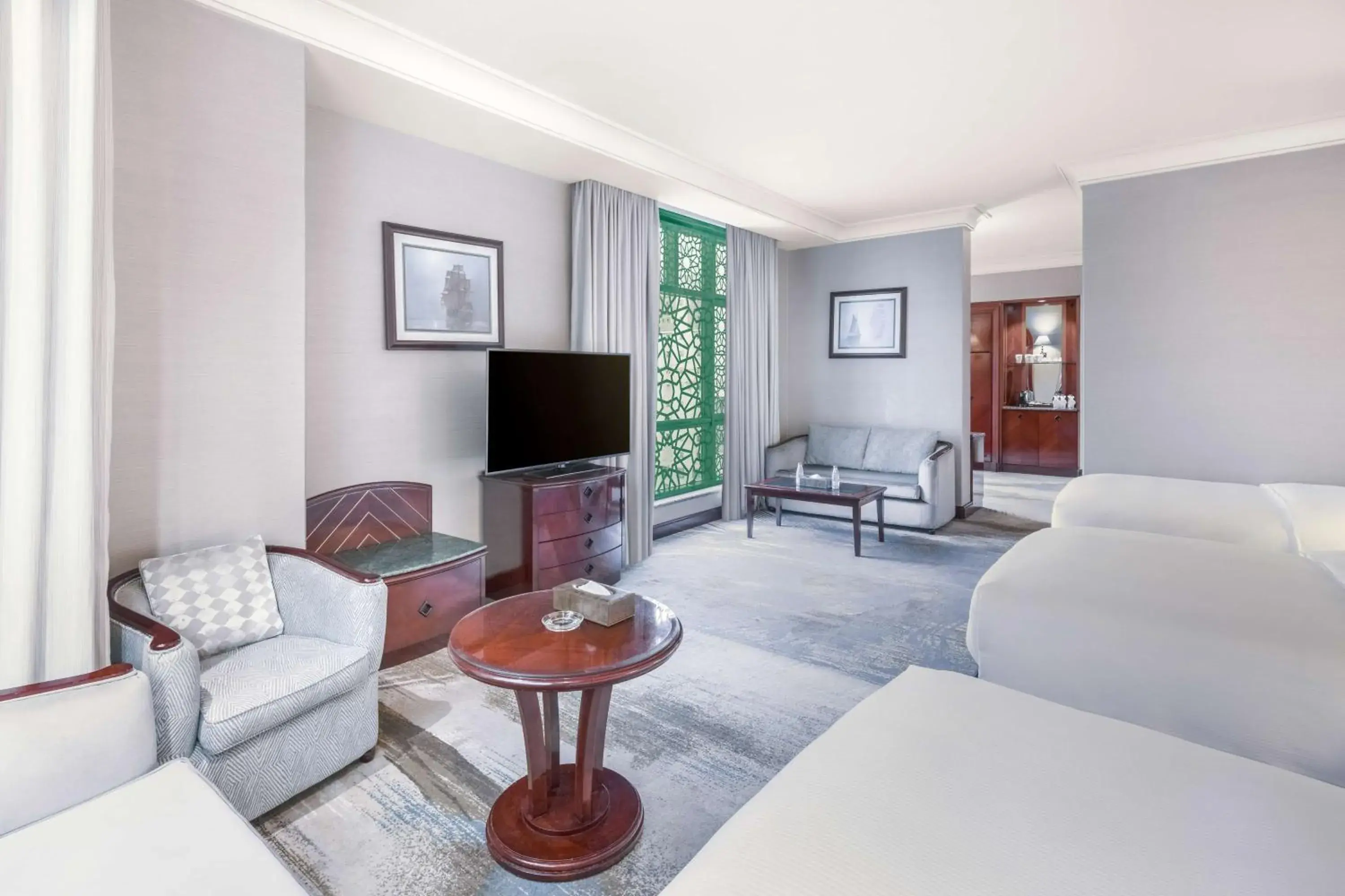 Junior Suite with Three Beds in Madinah Hilton Hotel Junior Suite with Three Beds in Madinah Hilton Hotel