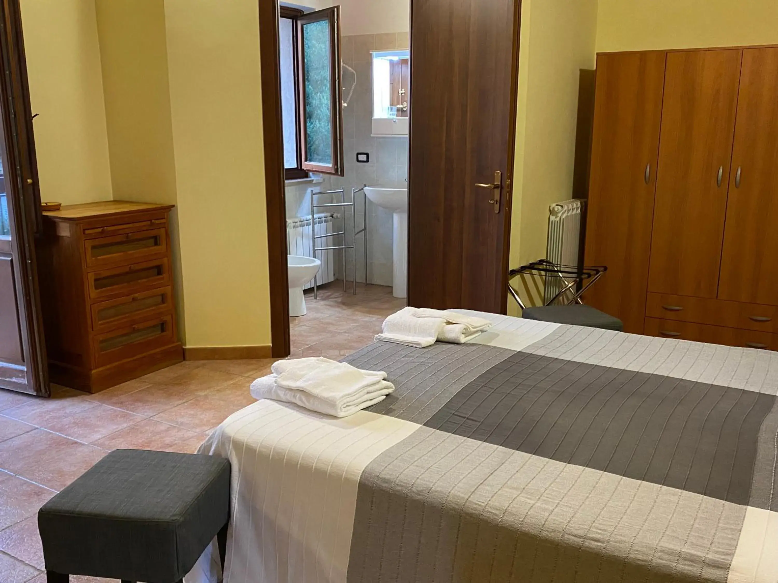 Double Room with Balcony (2 Adults + 1 Child) in Rifugio Radura del Grano Double Room with Balcony (2 Adults + 1 Child) in Rifugio Radura del Grano