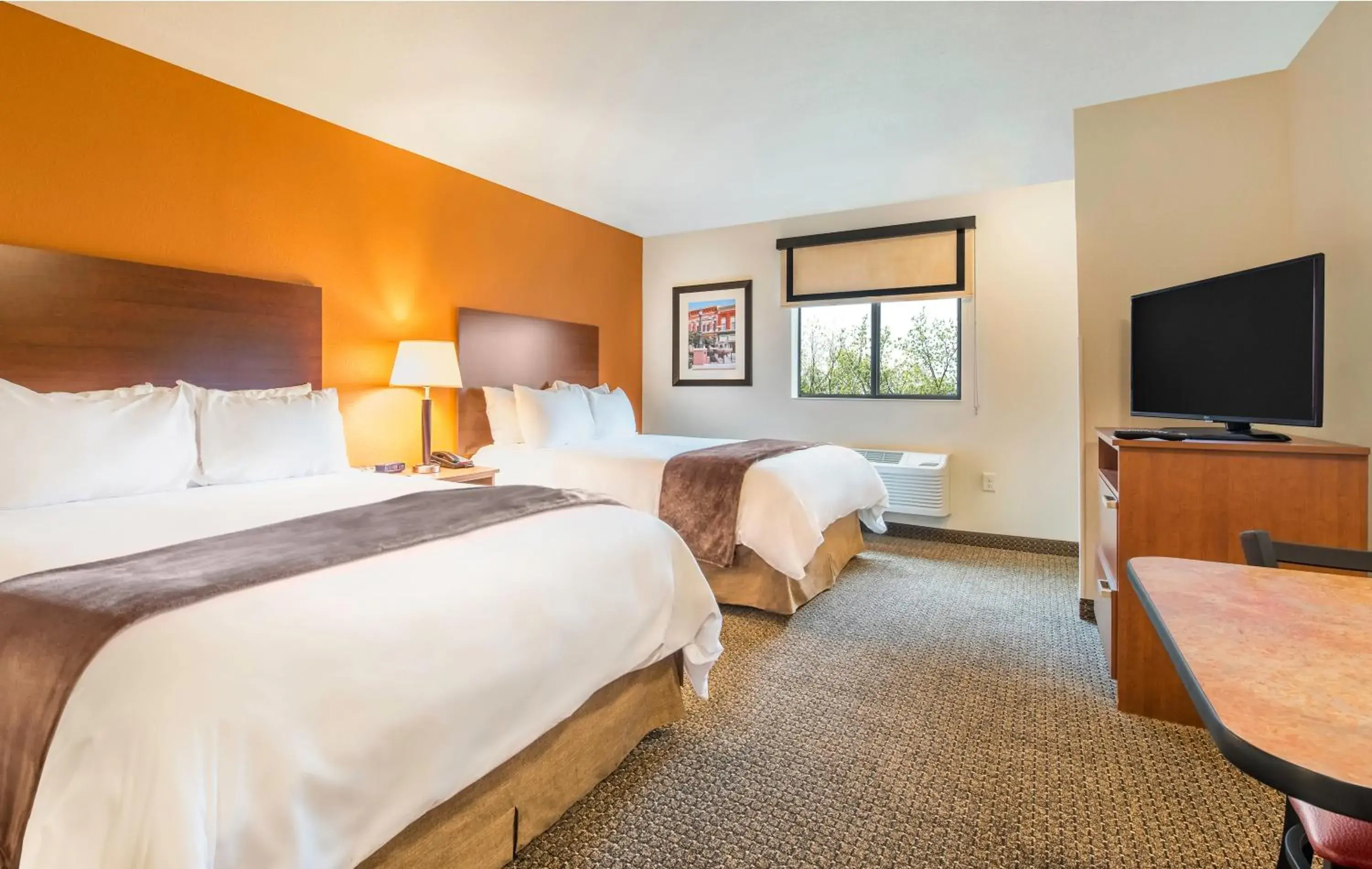 Queen Room with Two Queen Beds - Recliner - Hearing Accessible in My Place Hotel-Wixom/Novi/Detroit, MI Queen Room with Two Queen Beds - Recliner - Hearing Accessible in My Place Hotel-Wixom/Novi/Detroit, MI