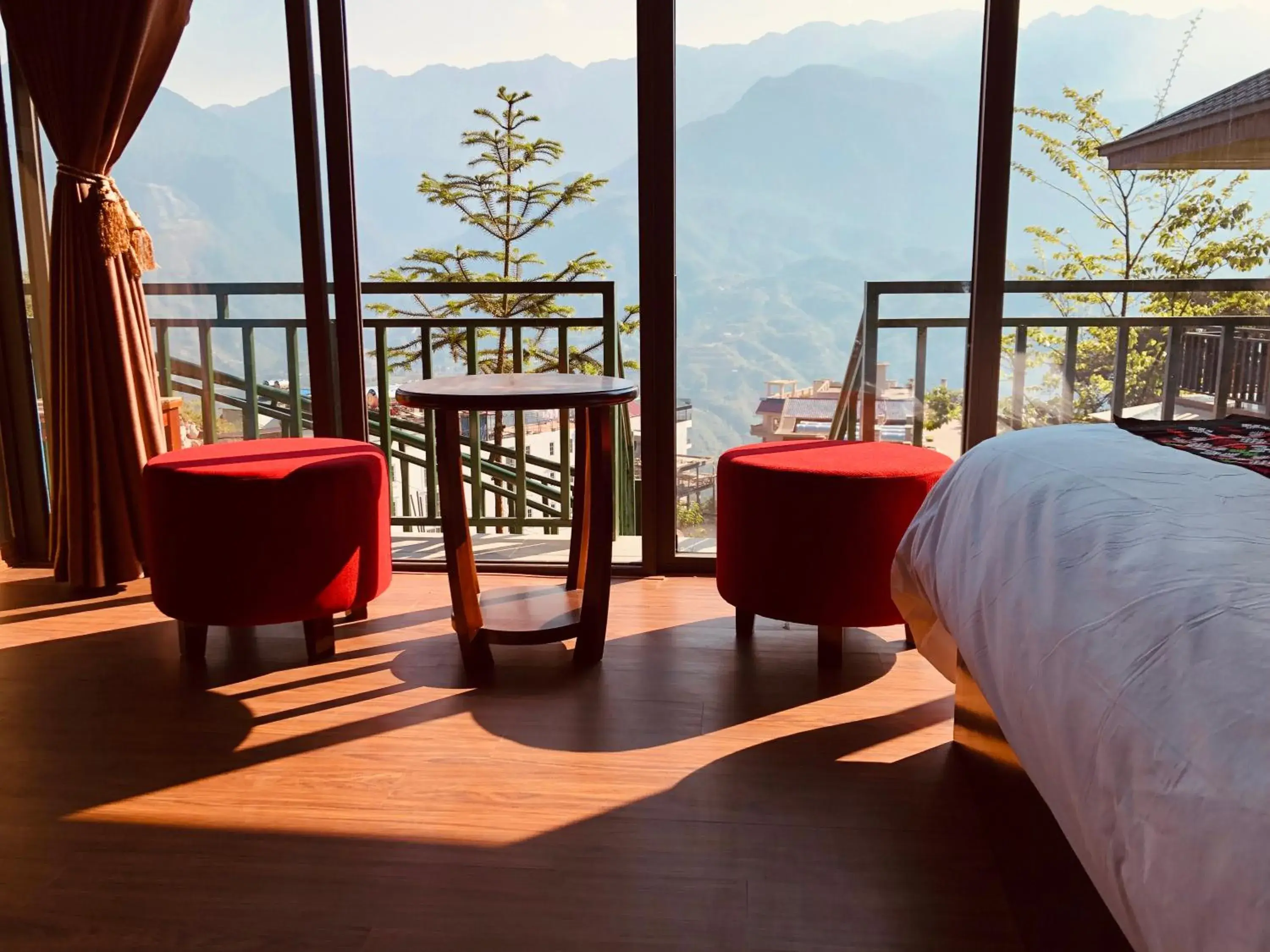 Double Room with Mountain View in Youth Homestay Sapa Double Room with Mountain View in Youth Homestay Sapa