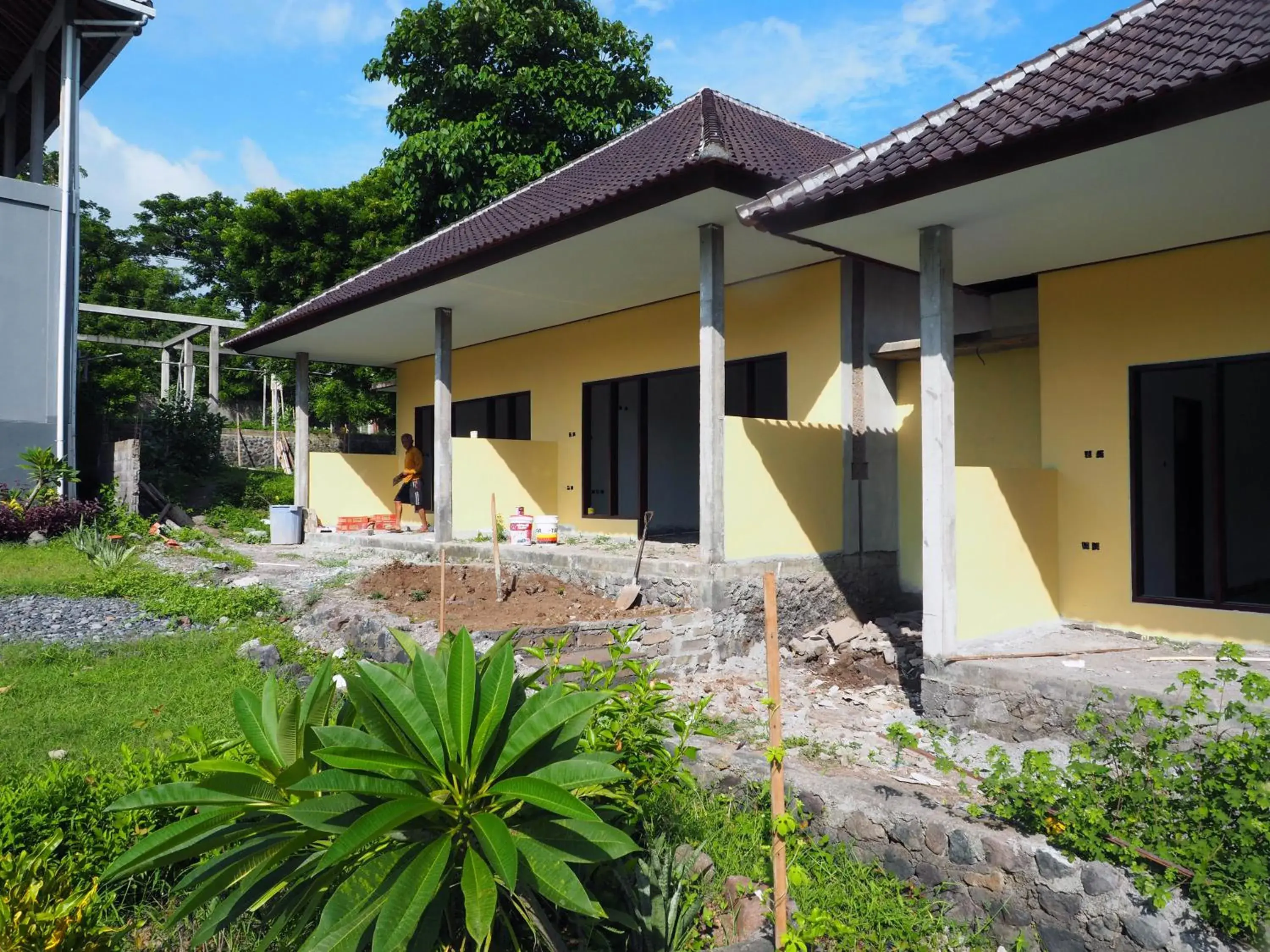 Deluxe Double or Twin Room with Pool View in Scuba Tribe Bali dive-resort Deluxe Double or Twin Room with Pool View in Scuba Tribe Bali dive-resort