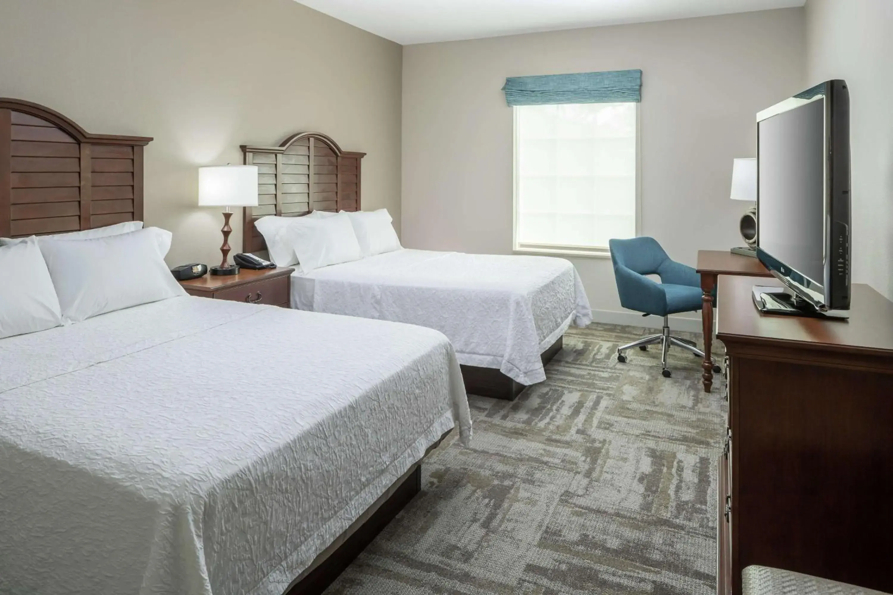 Room with Two Queen Beds - Non-Smoking in Hampton Inn New Smyrna Beach Room with Two Queen Beds - Non-Smoking in Hampton Inn New Smyrna Beach