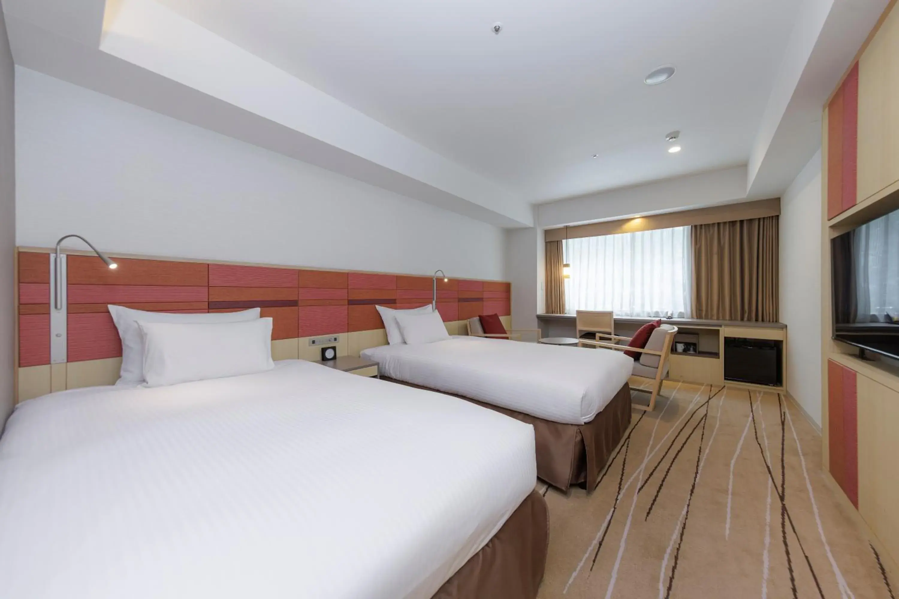 Deluxe Twin Room in JR Kyushu Hotel Blossom Hakata Central Deluxe Twin Room in JR Kyushu Hotel Blossom Hakata Central