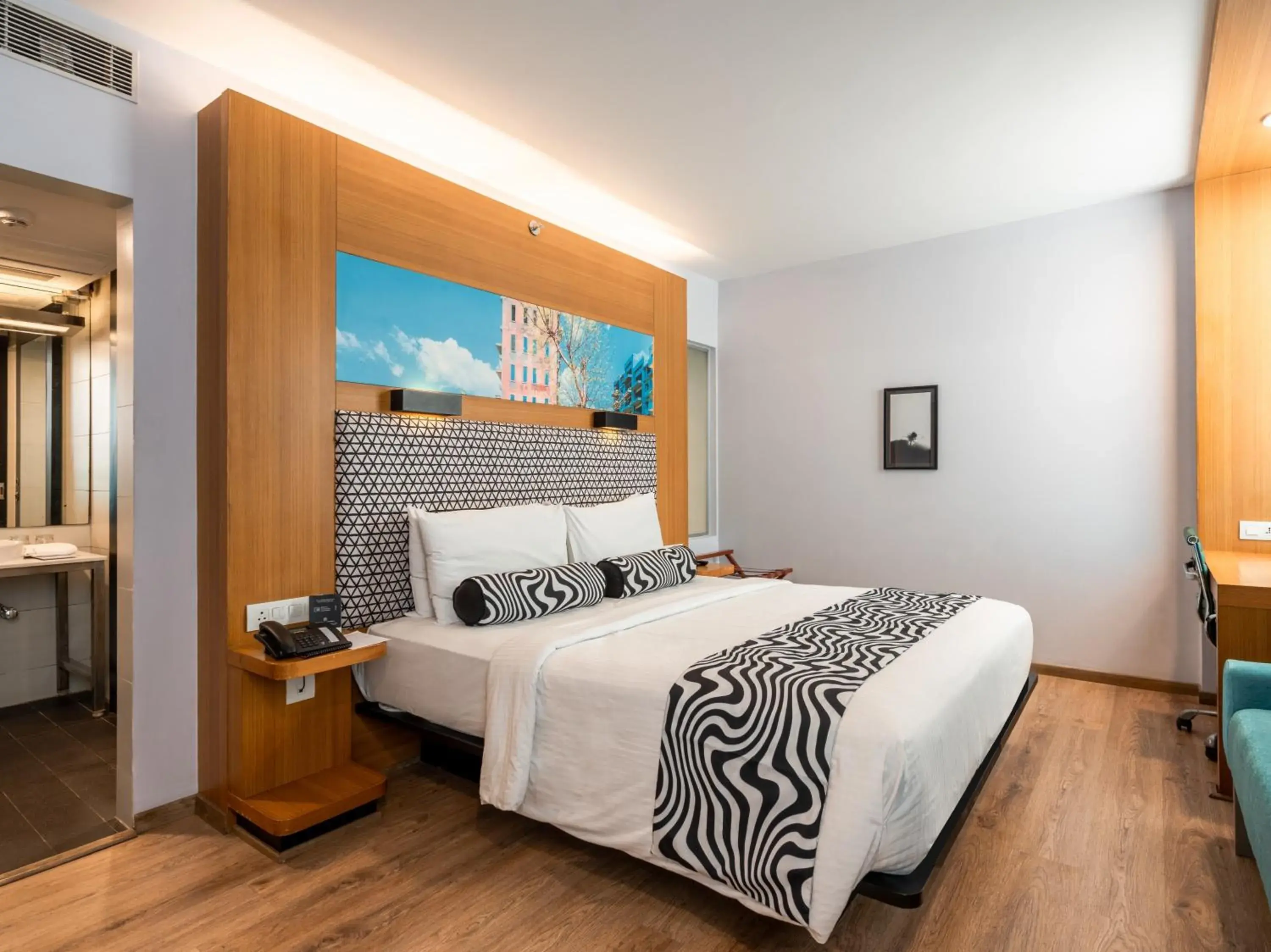 Comfort Triple Room with Shower in Sunday Hotel Chandigarh Zirakpur Comfort Triple Room with Shower in Sunday Hotel Chandigarh Zirakpur