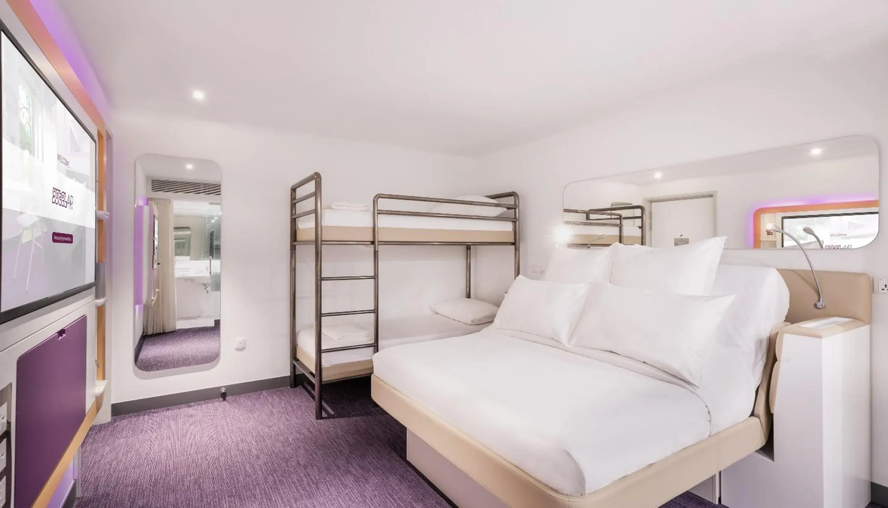 Family Room in YOTELAIR Singapore Changi Airport Landside Family Room in YOTELAIR Singapore Changi Airport Landside