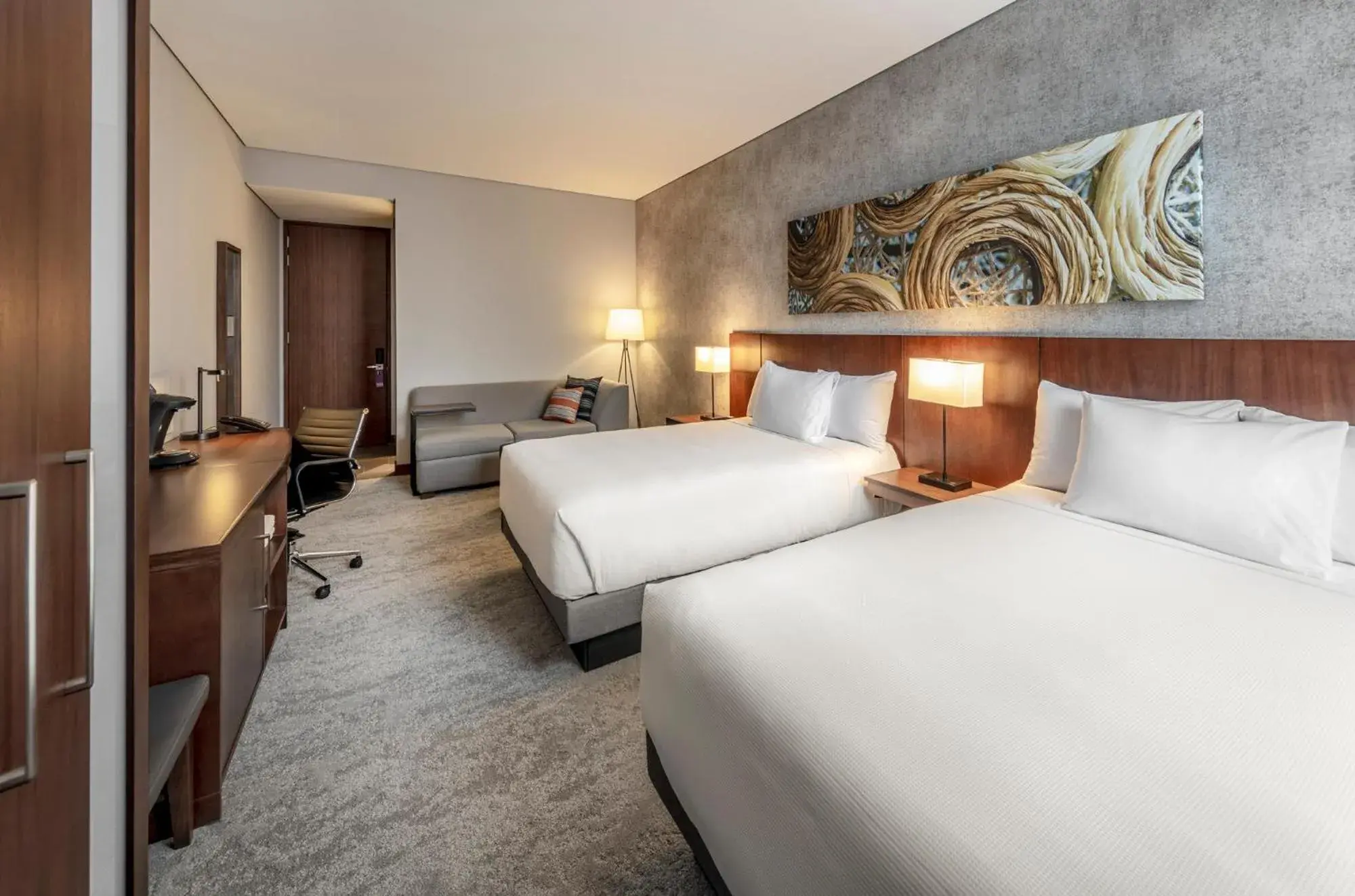 Queen Room with Two Queen Beds and Sofa Bed - High Floor in Hyatt Place Bogota Convention Center Queen Room with Two Queen Beds and Sofa Bed - High Floor in Hyatt Place Bogota Convention Center