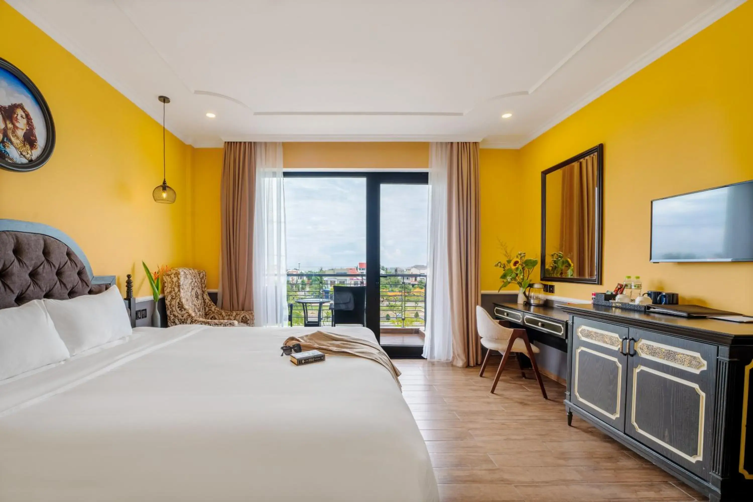 Deluxe Double Room With Balcony - Free Shuttle Car to Hoi An Old Town in Athenia Hoi An Boutique Hotel & Spa Deluxe Double Room With Balcony - Free Shuttle Car to Hoi An Old Town in Athenia Hoi An Boutique Hotel & Spa