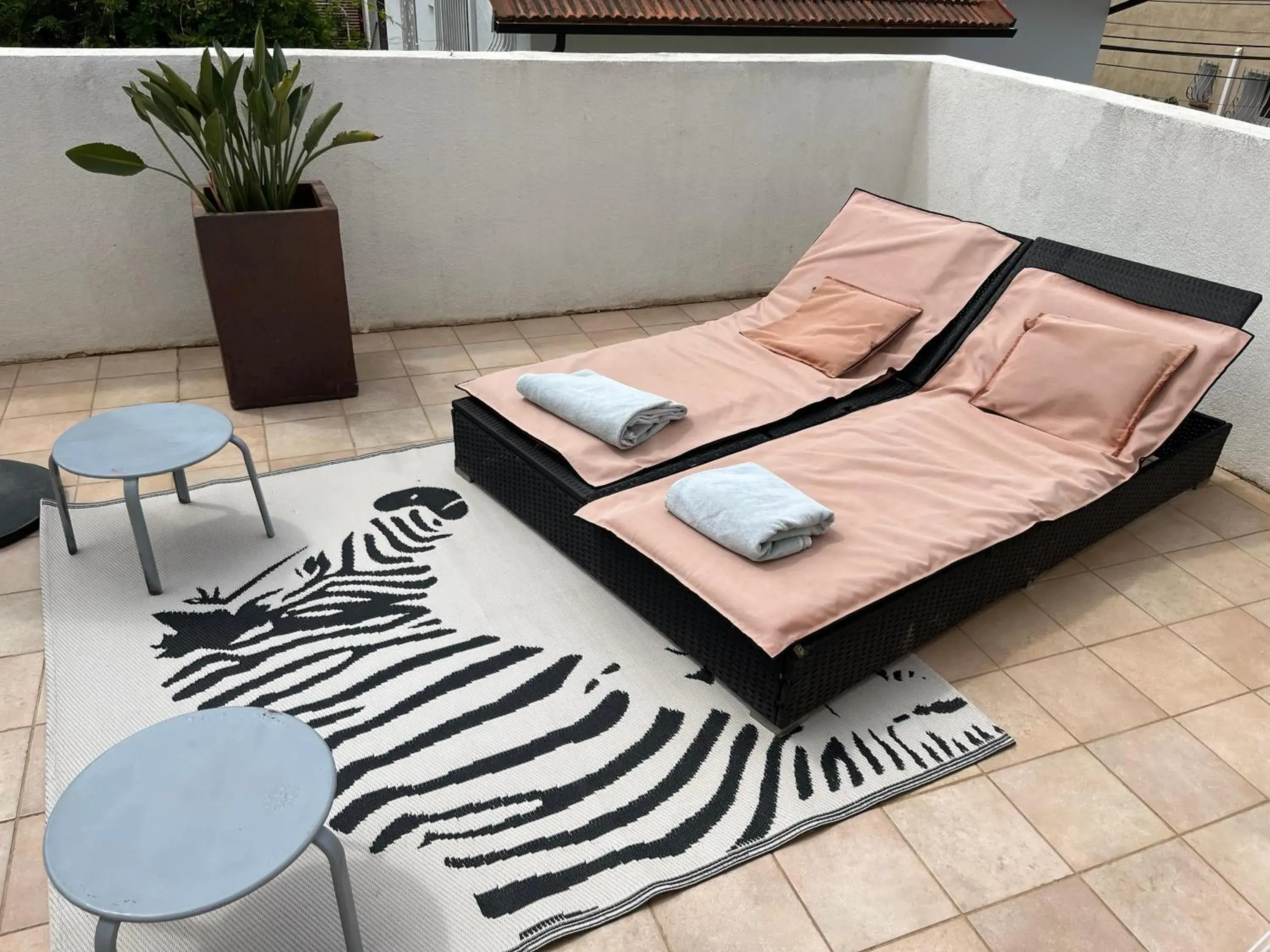 Deluxe Double Room with Terrace in hôtel Le Synaya Deluxe Double Room with Terrace in hôtel Le Synaya