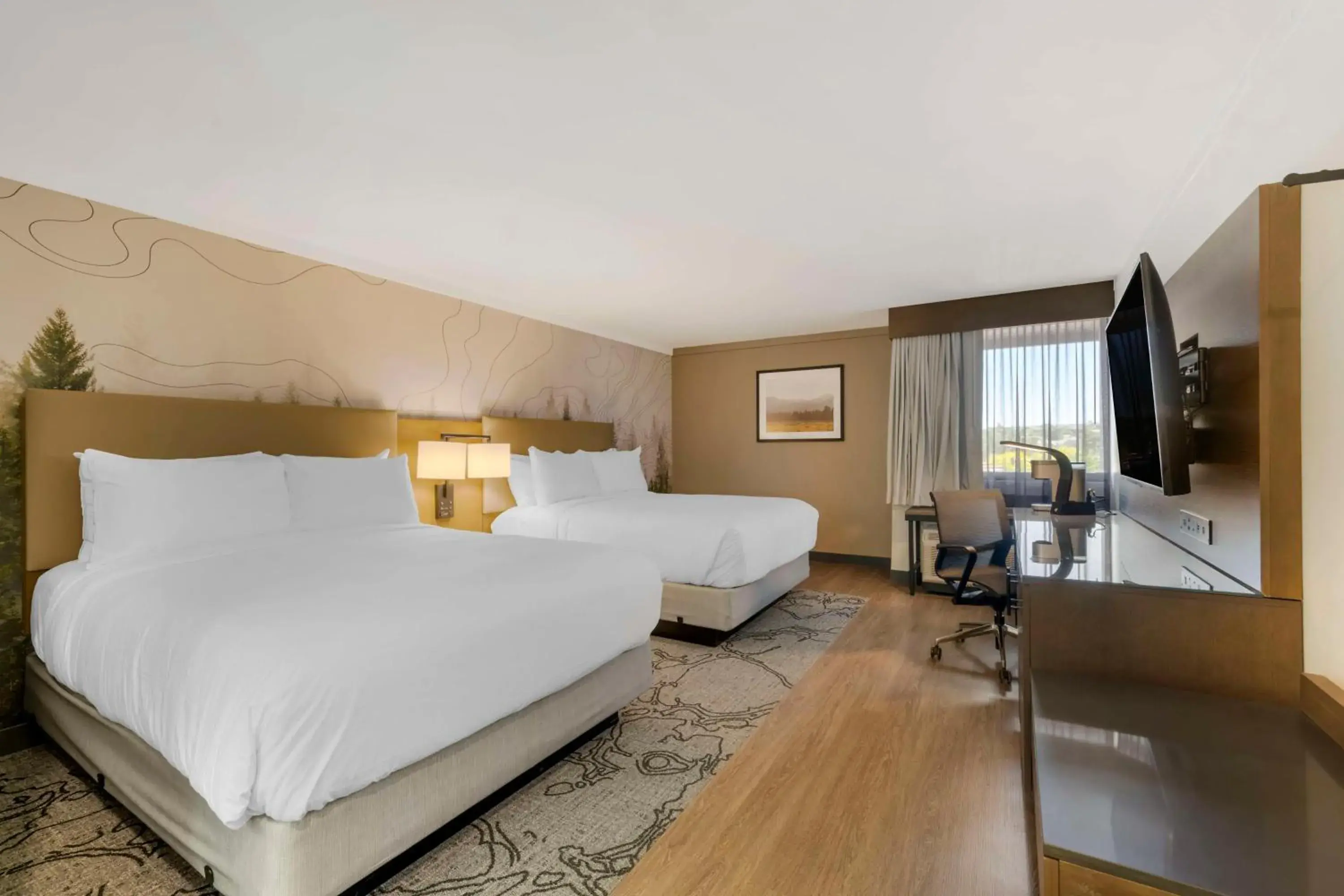 Queen Room with Two Queen Beds in Aiden by Best Western Flagstaff Queen Room with Two Queen Beds in Aiden by Best Western Flagstaff