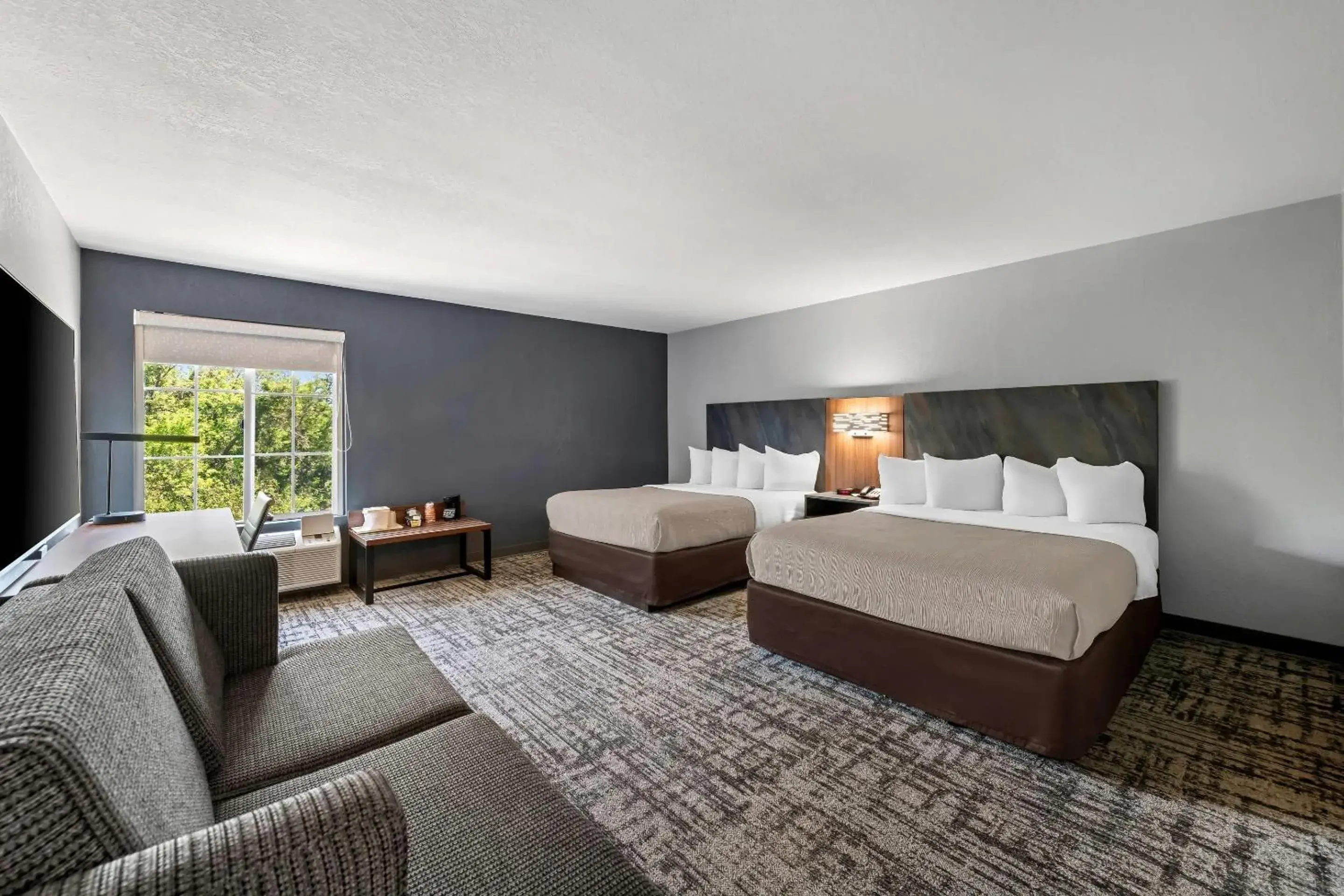 Queen Room with Two Queen Beds - Non-Smoking in Quality Inn & Suites Manhattan Queen Room with Two Queen Beds - Non-Smoking in Quality Inn & Suites Manhattan