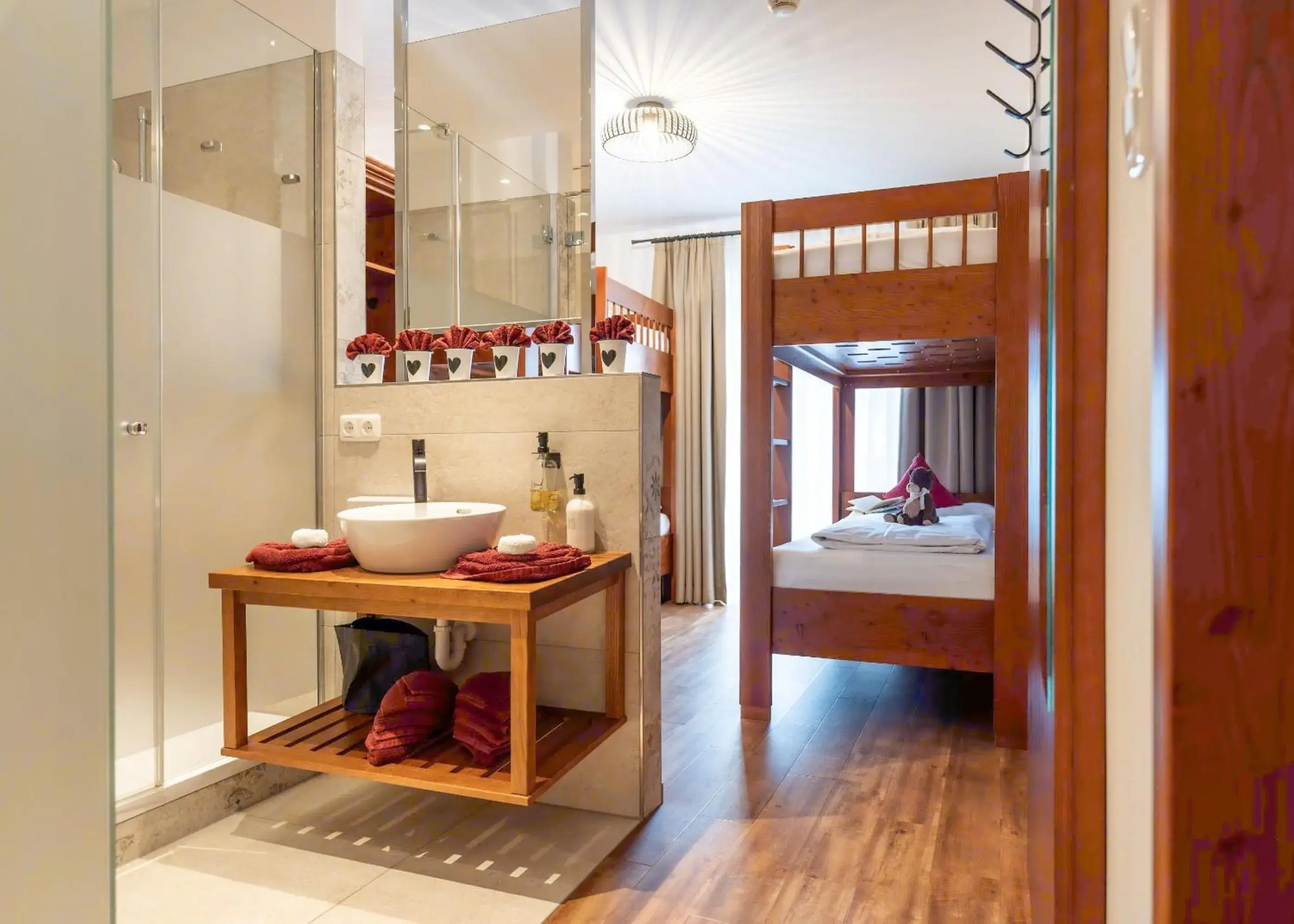 Family Suite (2 Adults + 3 Children) in Hotel Krone Tirol Family Suite (2 Adults + 3 Children) in Hotel Krone Tirol