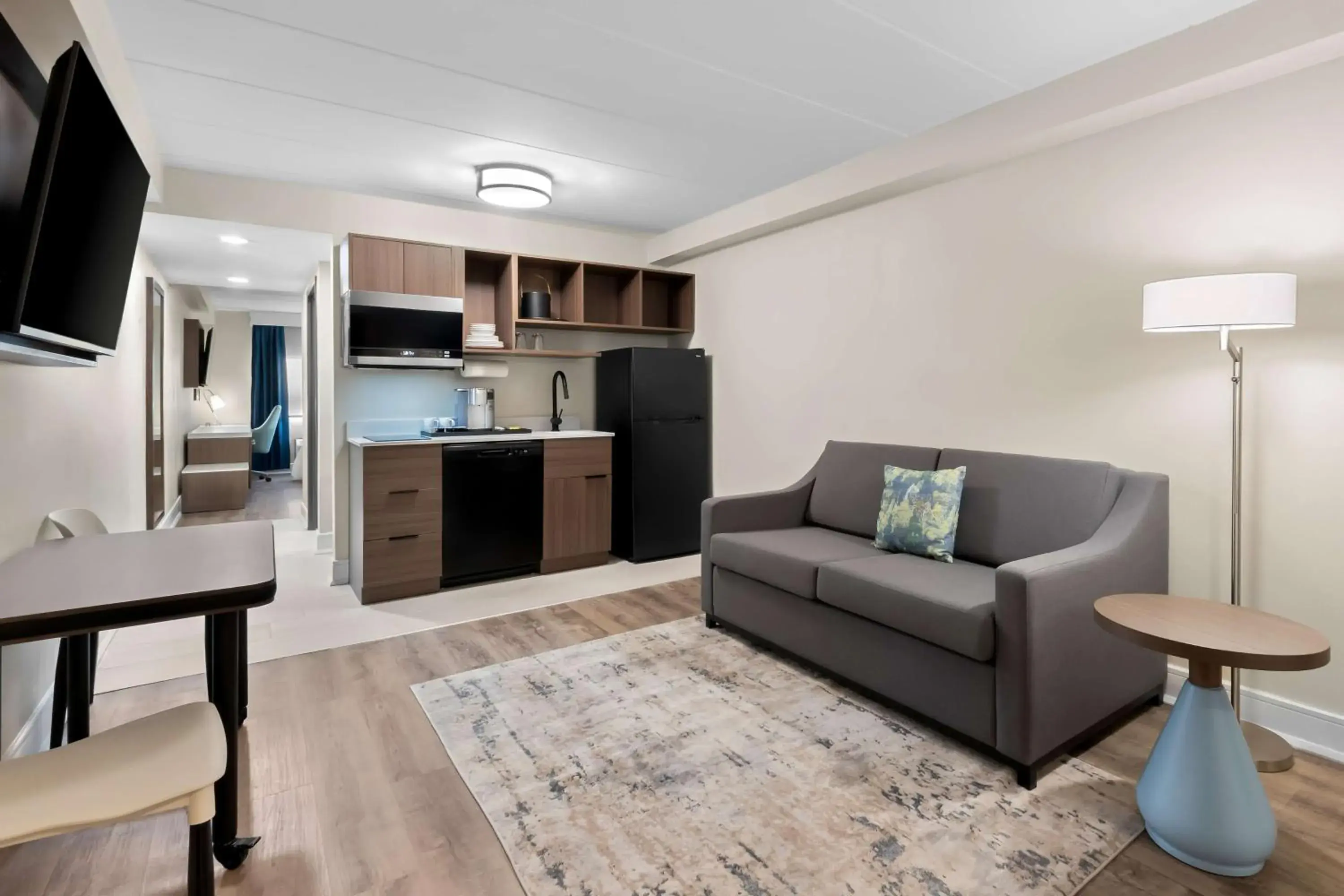 Two-Room King Suite with Sofa Bed, Kitchen and Walk-In Shower - Non-Smoking in Latitude Suites Tinton Falls Eatontown - BW Premier Collection Two-Room King Suite with Sofa Bed, Kitchen and Walk-In Shower - Non-Smoking in Latitude Suites Tinton Falls Eatontown - BW Premier Collection