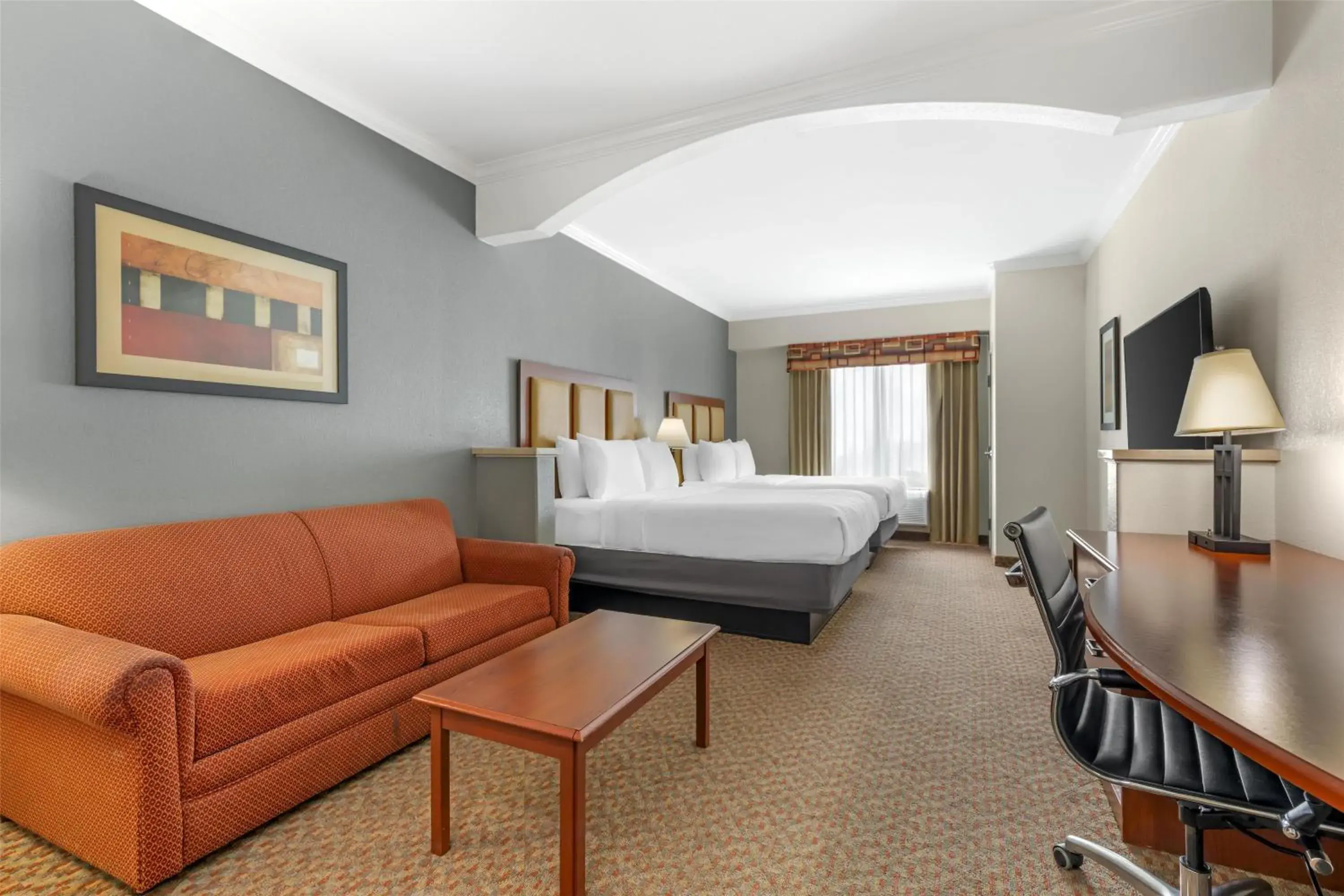 Queen Suite with Two Queen Beds and Sofa Bed - Smoking in Best Western Plus Waxahachie Inn & Suites Queen Suite with Two Queen Beds and Sofa Bed - Smoking in Best Western Plus Waxahachie Inn & Suites