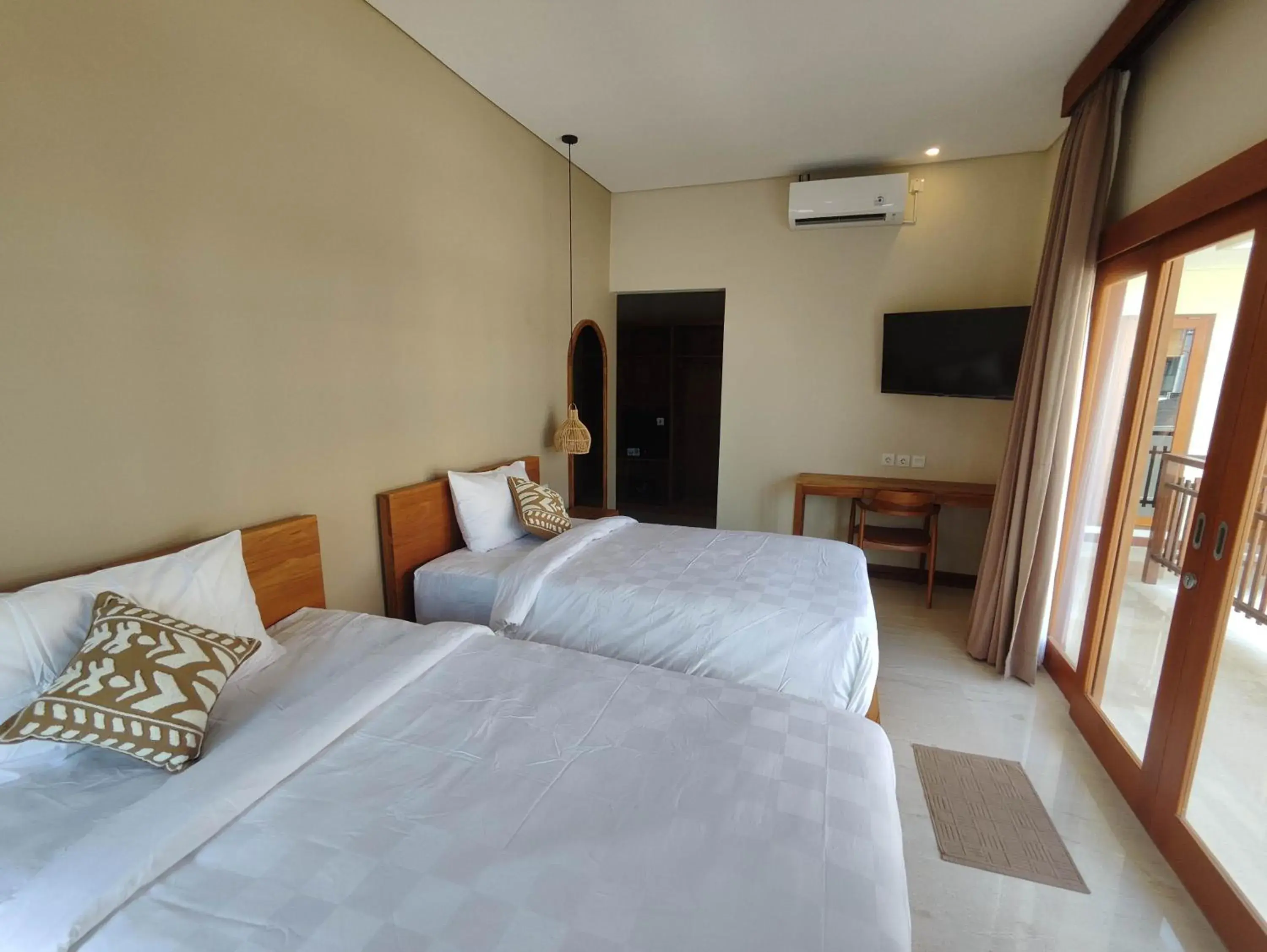 Twin Bed Upstairs in Villa Lovecho Twin Bed Upstairs in Villa Lovecho