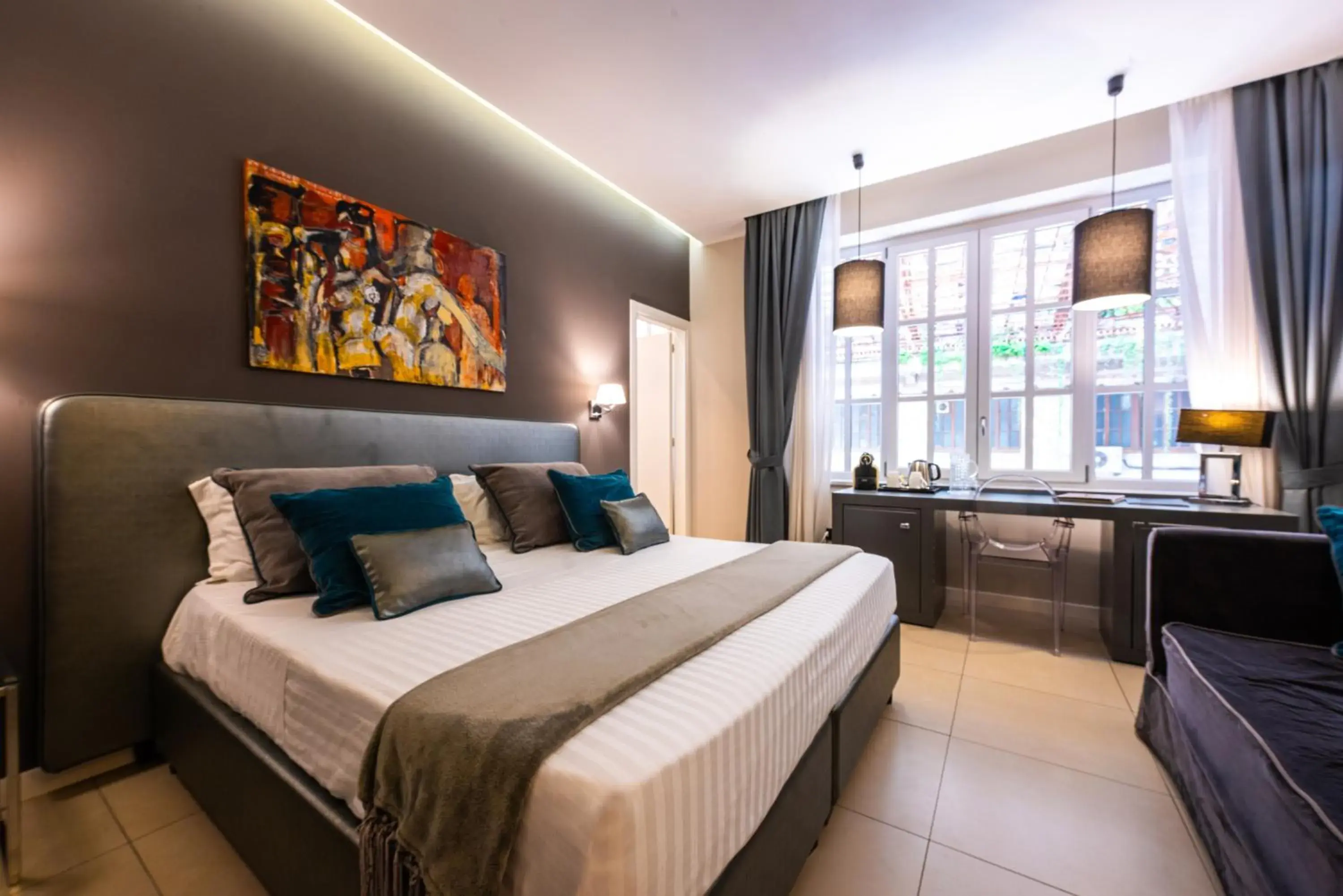 Deluxe Double or Twin Room in Delle Vittorie Luxury Rooms&Suites Deluxe Double or Twin Room in Delle Vittorie Luxury Rooms&Suites