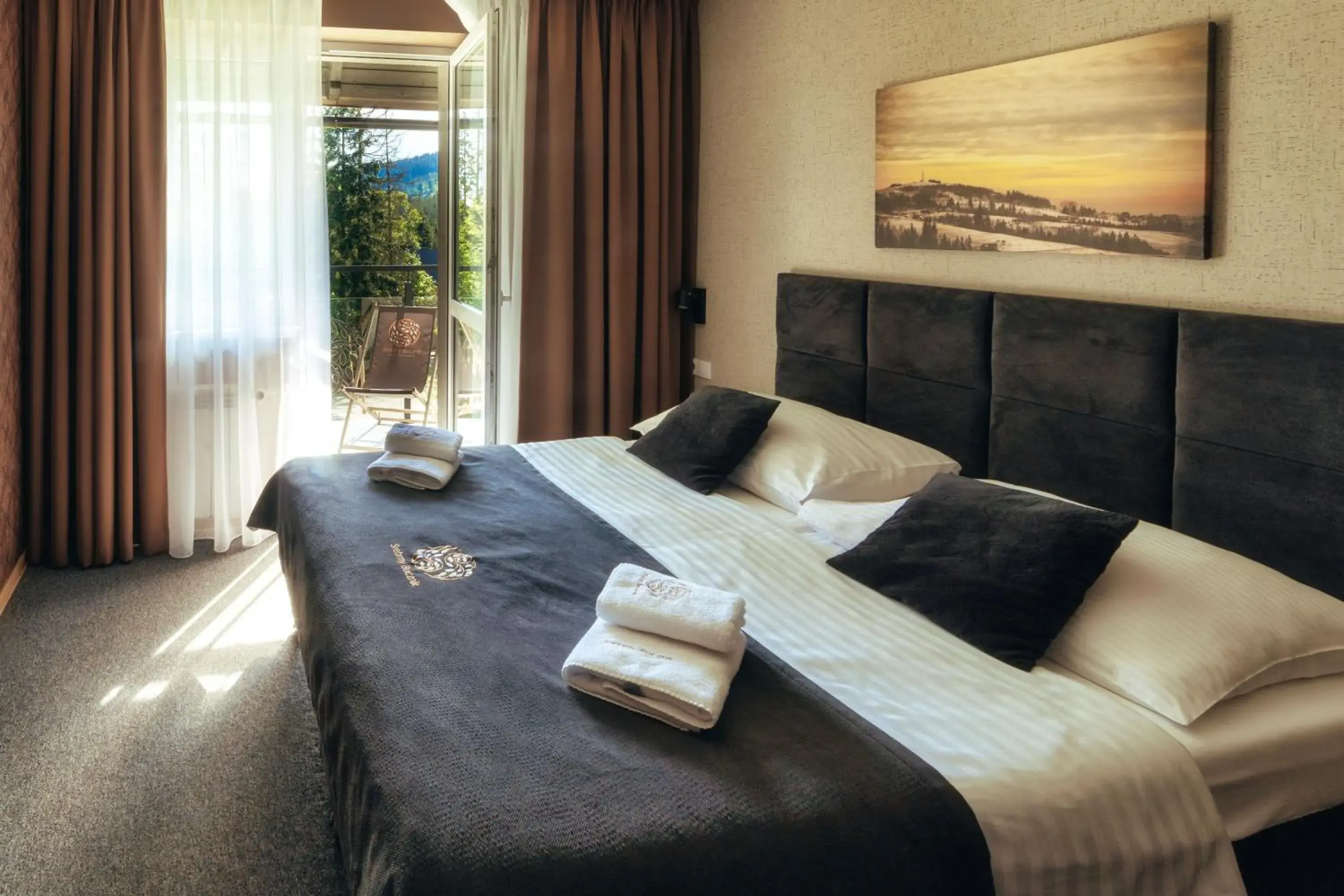 Double Room with Balcony in Srebrny Bucznik Wellness & Restaurant Double Room with Balcony in Srebrny Bucznik Wellness & Restaurant