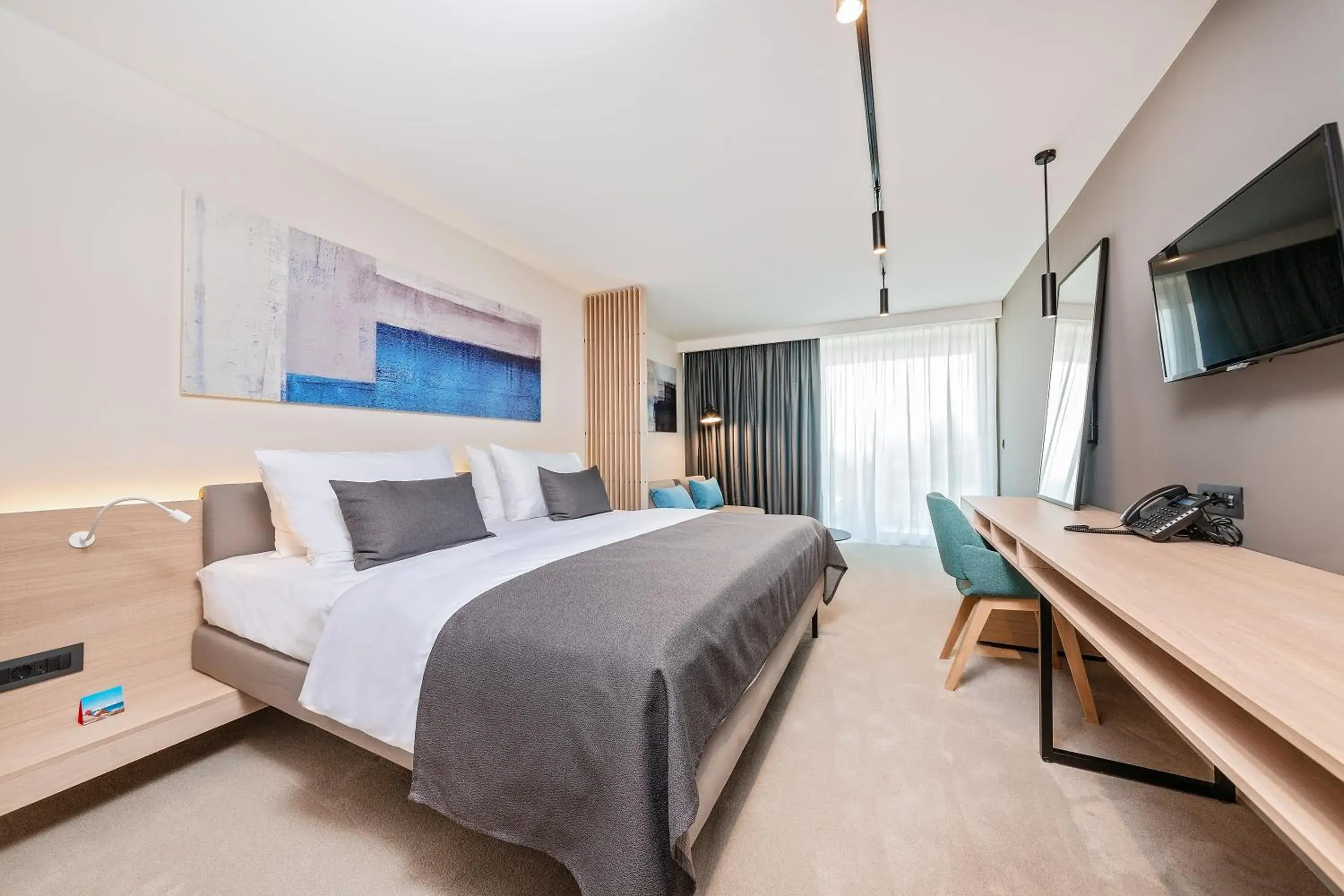 Premium Family Room with Balcony and Sea View in Hotel Park Plava Laguna Premium Family Room with Balcony and Sea View in Hotel Park Plava Laguna