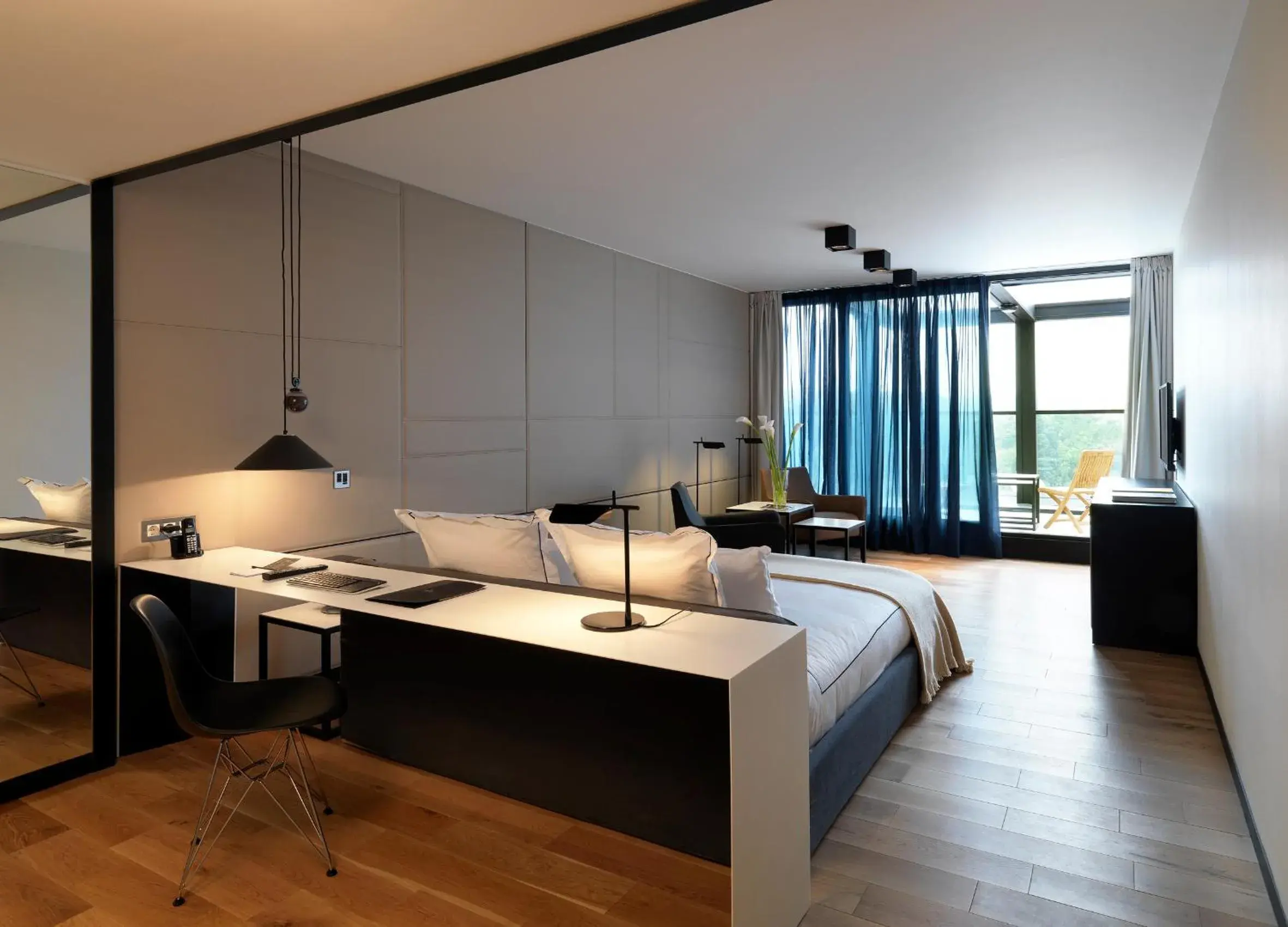 Executive Double Room with View in Sense Hotel Sofia, a Member of Design Hotels Executive Double Room with View in Sense Hotel Sofia, a Member of Design Hotels