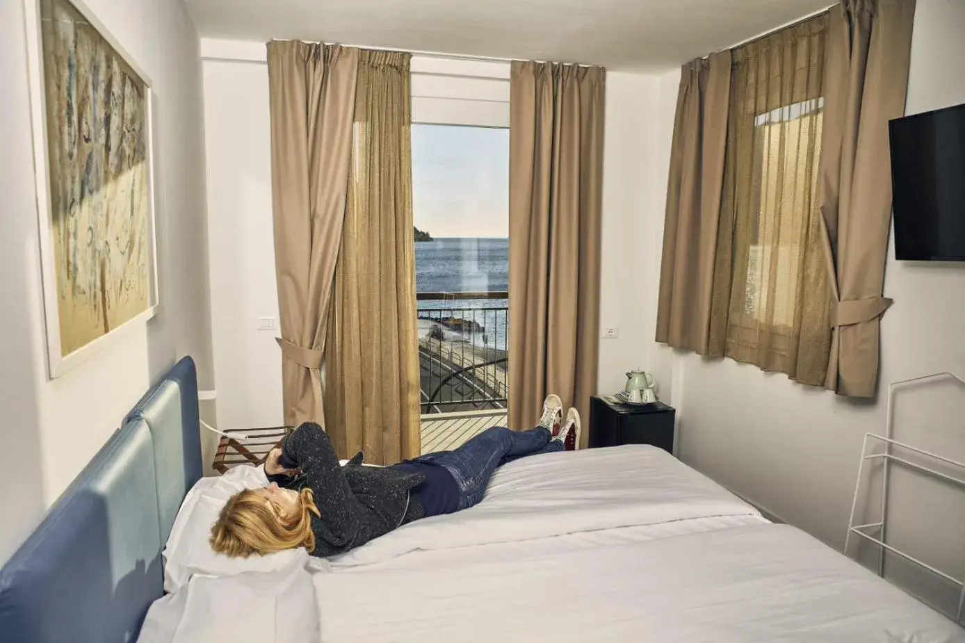 Double or Twin Room with Balcony in Hotel Paradiso Conca d'Oro Double or Twin Room with Balcony in Hotel Paradiso Conca d'Oro