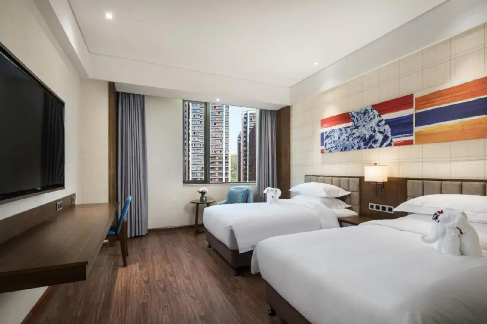 Superior Twin Room - single occupancy - Smoking in Ramada by Wyndham Baoji Jintai Superior Twin Room - single occupancy - Smoking in Ramada by Wyndham Baoji Jintai