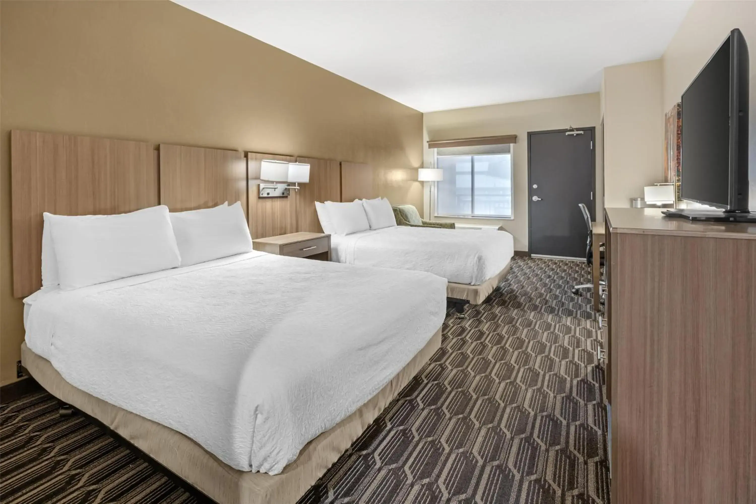 Queen Room with Two Queen Beds with Roll-In Shower - Disability Access in Best Western Plus Zion Canyon Inn & Suites Queen Room with Two Queen Beds with Roll-In Shower - Disability Access in Best Western Plus Zion Canyon Inn & Suites