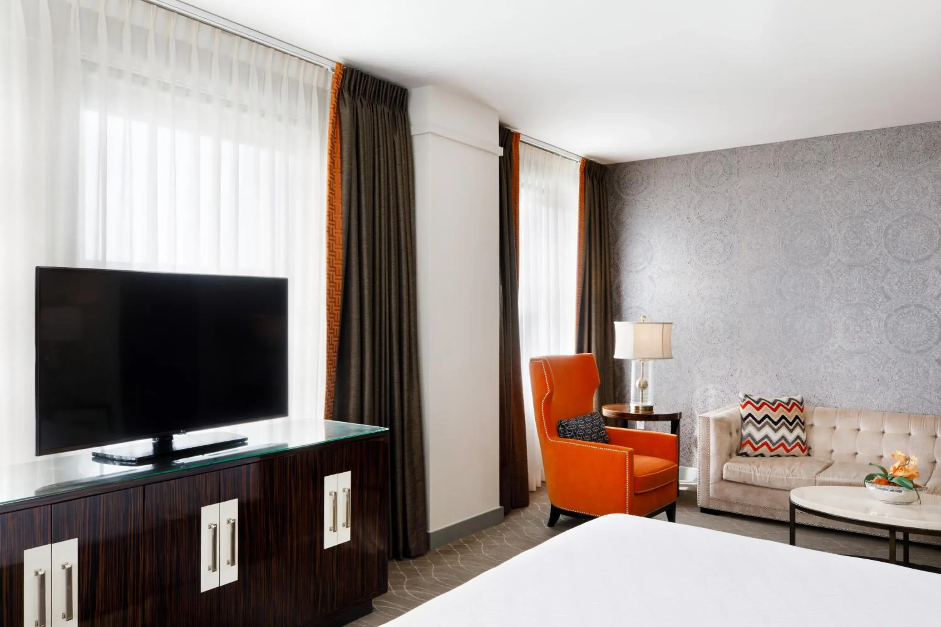 Corner King Room in Colcord Hotel Oklahoma City, Curio Collection by Hilton Corner King Room in Colcord Hotel Oklahoma City, Curio Collection by Hilton