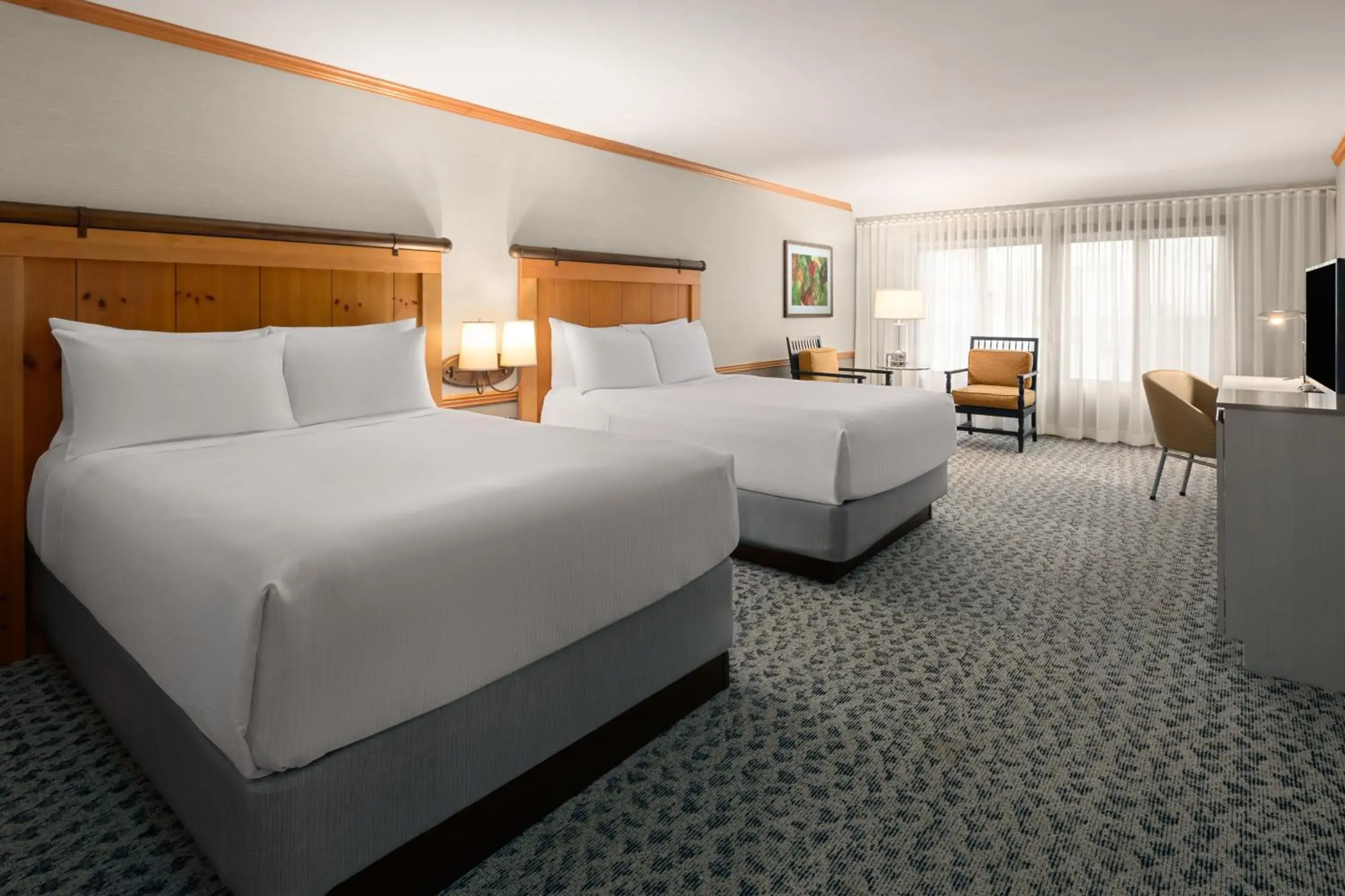 Queen Room with Tub w/Grab Bars and Water View - Mobility/Hearing Access - Non-Smoking in Semiahmoo Resort Golf & Spa, Trademark Collection by Wyndham Queen Room with Tub w/Grab Bars and Water View - Mobility/Hearing Access - Non-Smoking in Semiahmoo Resort Golf & Spa, Trademark Collection by Wyndham