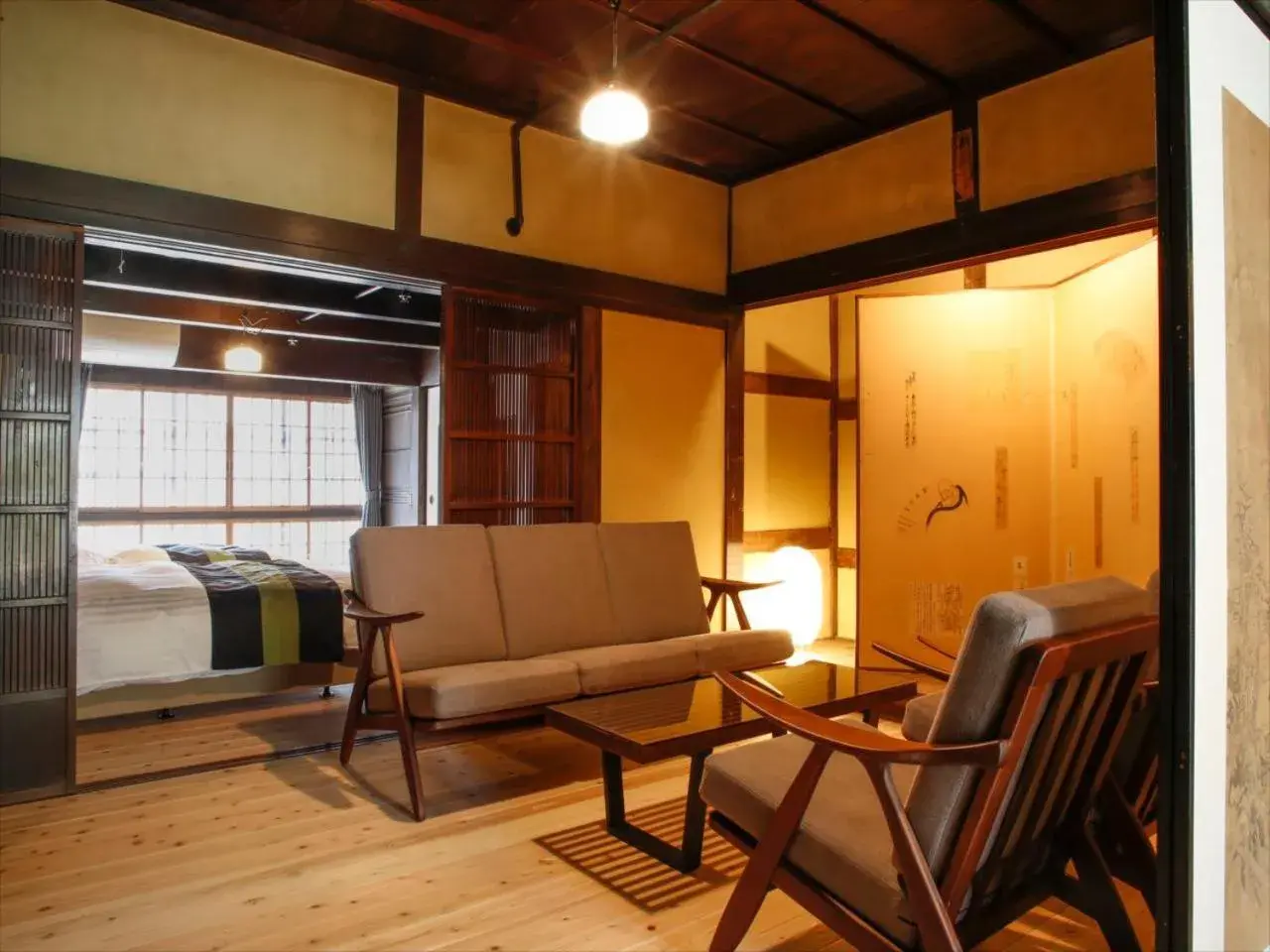 Deluxe Room with Tatami Area in Yamasaki Ryokan Q Nakamonzenya Deluxe Room with Tatami Area in Yamasaki Ryokan Q Nakamonzenya